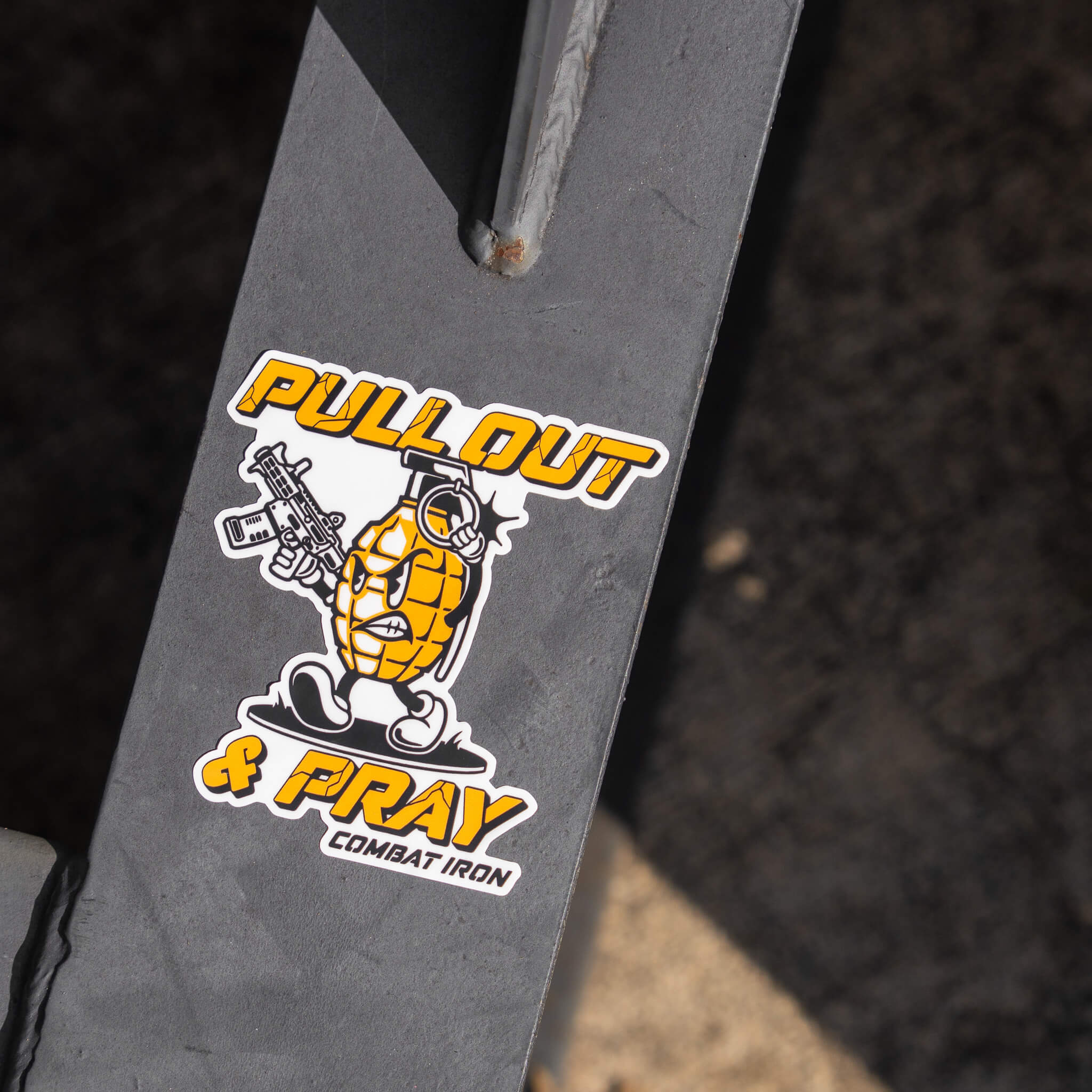 Pull Out & Pray Grenade Decal - Image 4