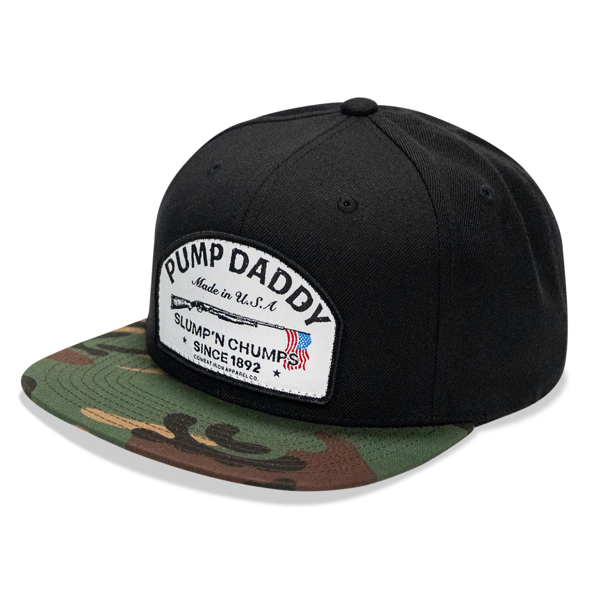 Pump Daddy Original Patch Flat Bill SnapBack Hat - Image 14