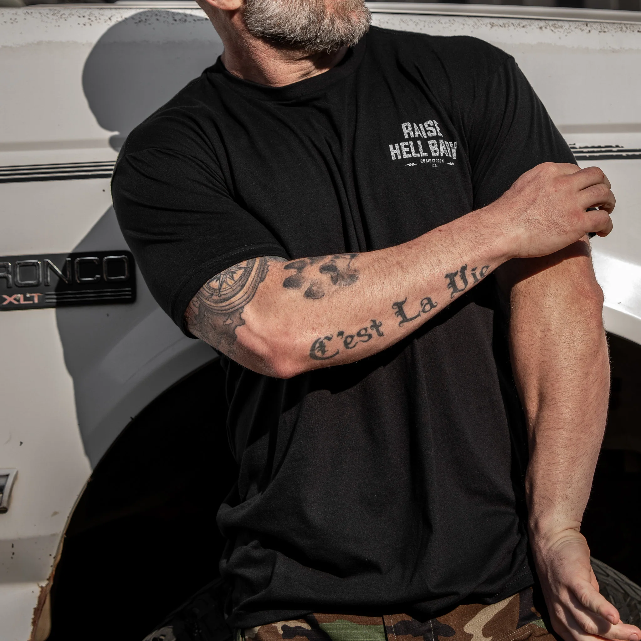 Raise Hell Baby Men's T-Shirt - Image 13