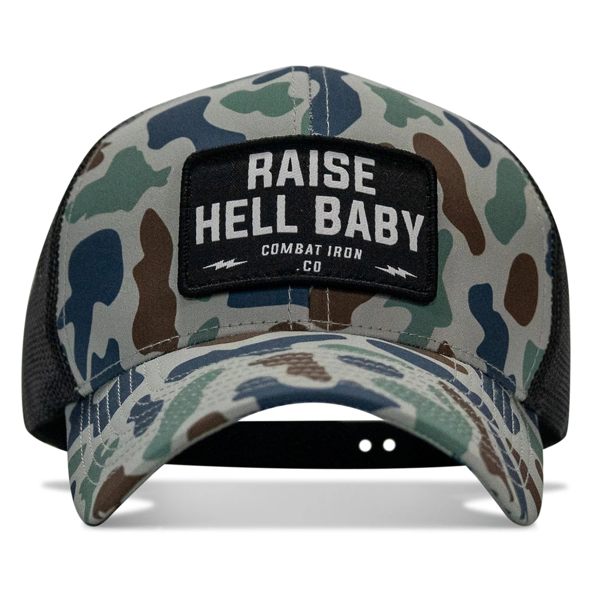 Raise Hell Baby Patch Snapback Hat - Image 22