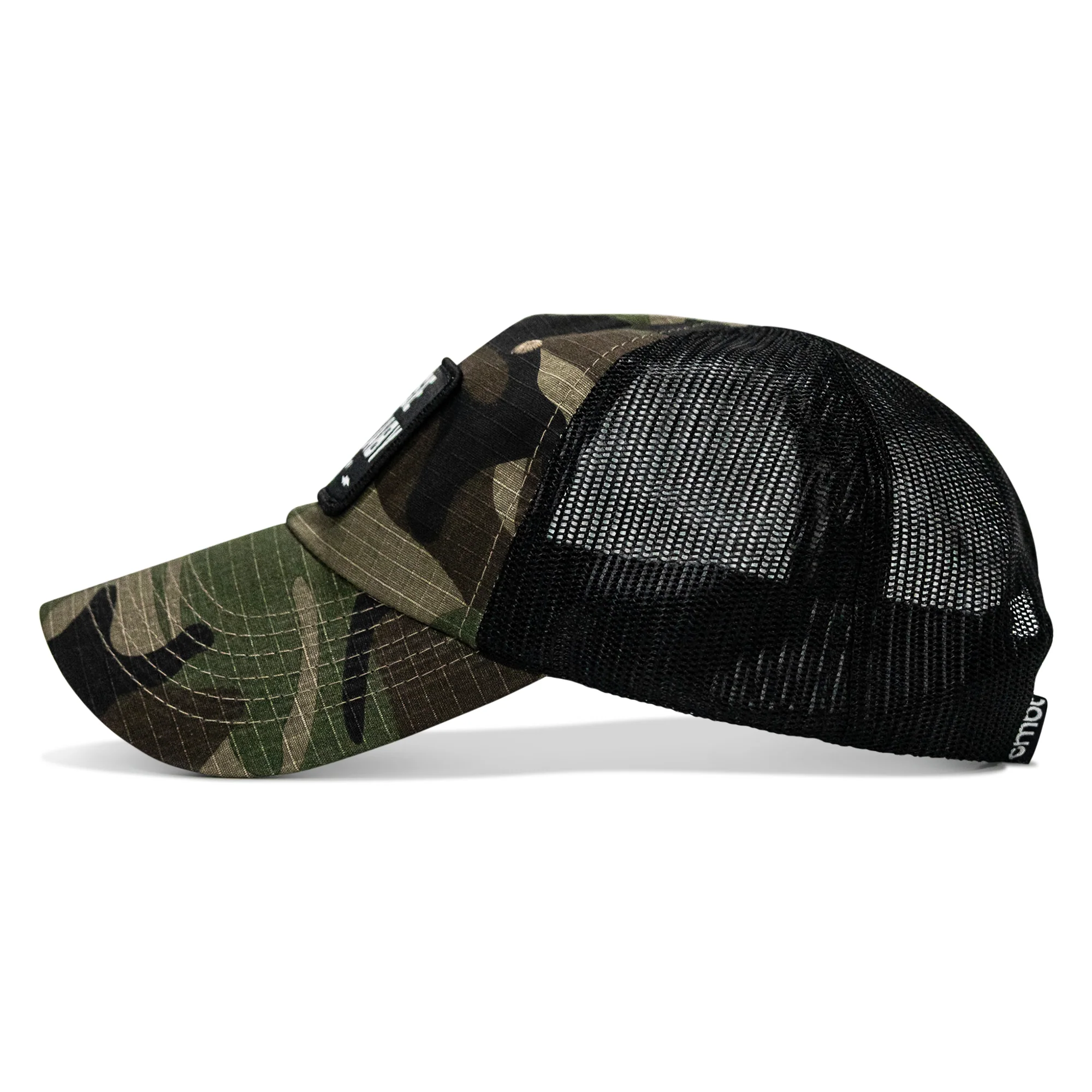 Raise Hell Baby Patch Tactical Ripstop Mesh Snapback Hat - Image 5