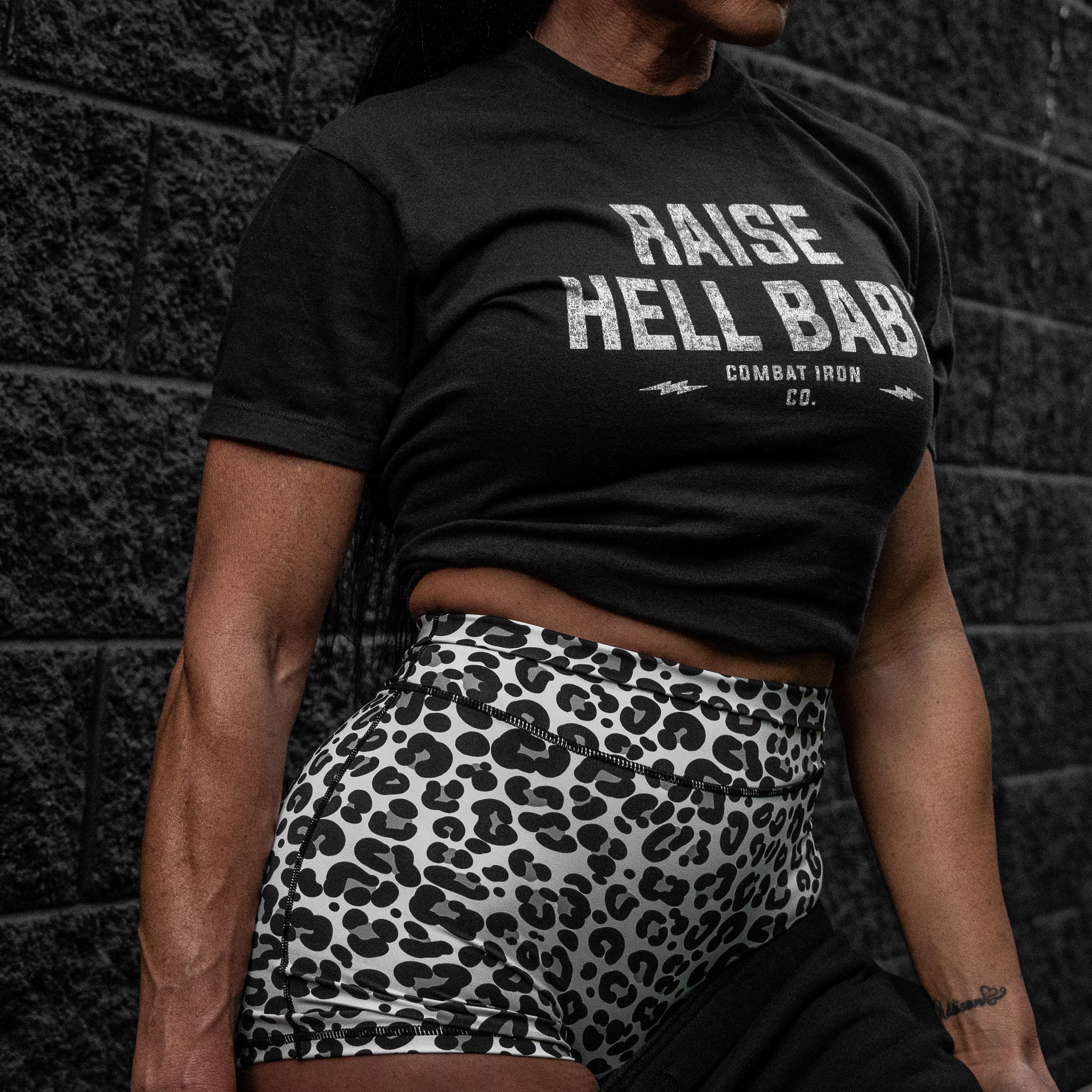 Raise Hell Baby Women's Crop T-Shirt - Image 8