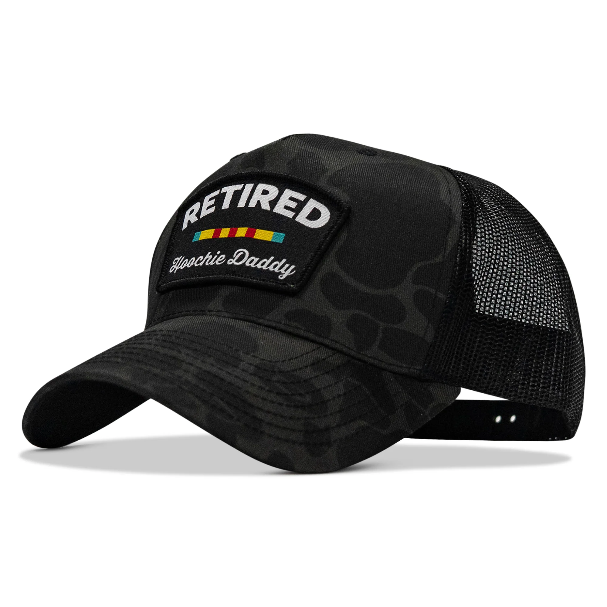 Retired Hoochie Daddy Veteran Patch Snapback Hat - Image 48