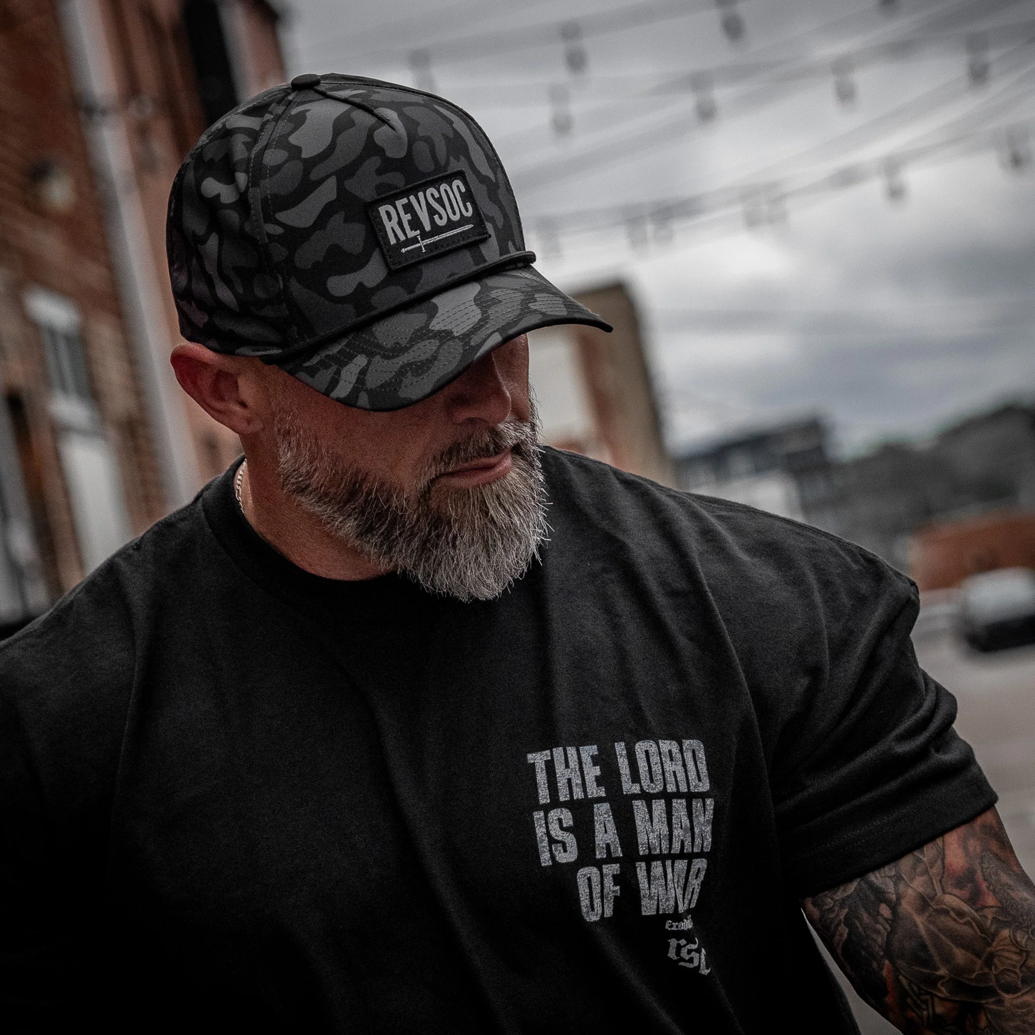 Revsoc Branded 5 Panel Rope Snapback Hat - Image 9