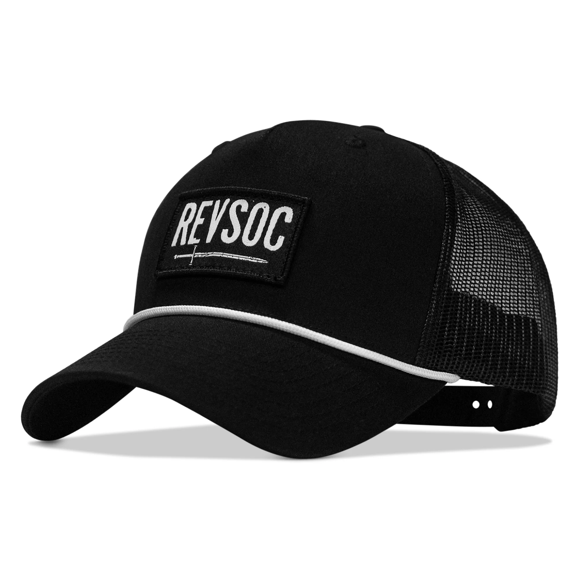 Revsoc Branded Classic 5 Panel Ripstop Rope Snapback Hat - Image 2