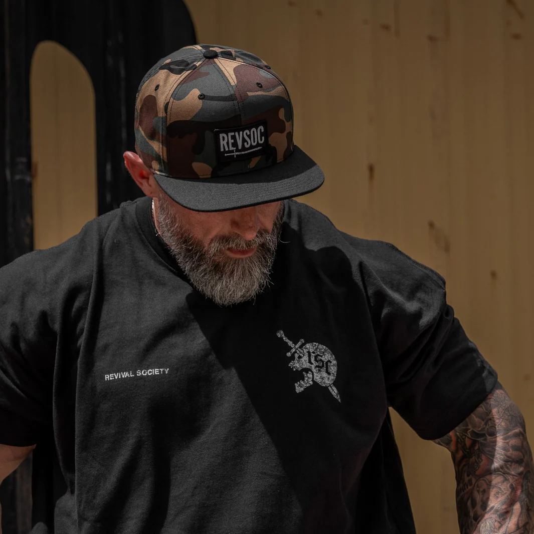 REVSOC Classic Patch Flatbill Hat - Image 49