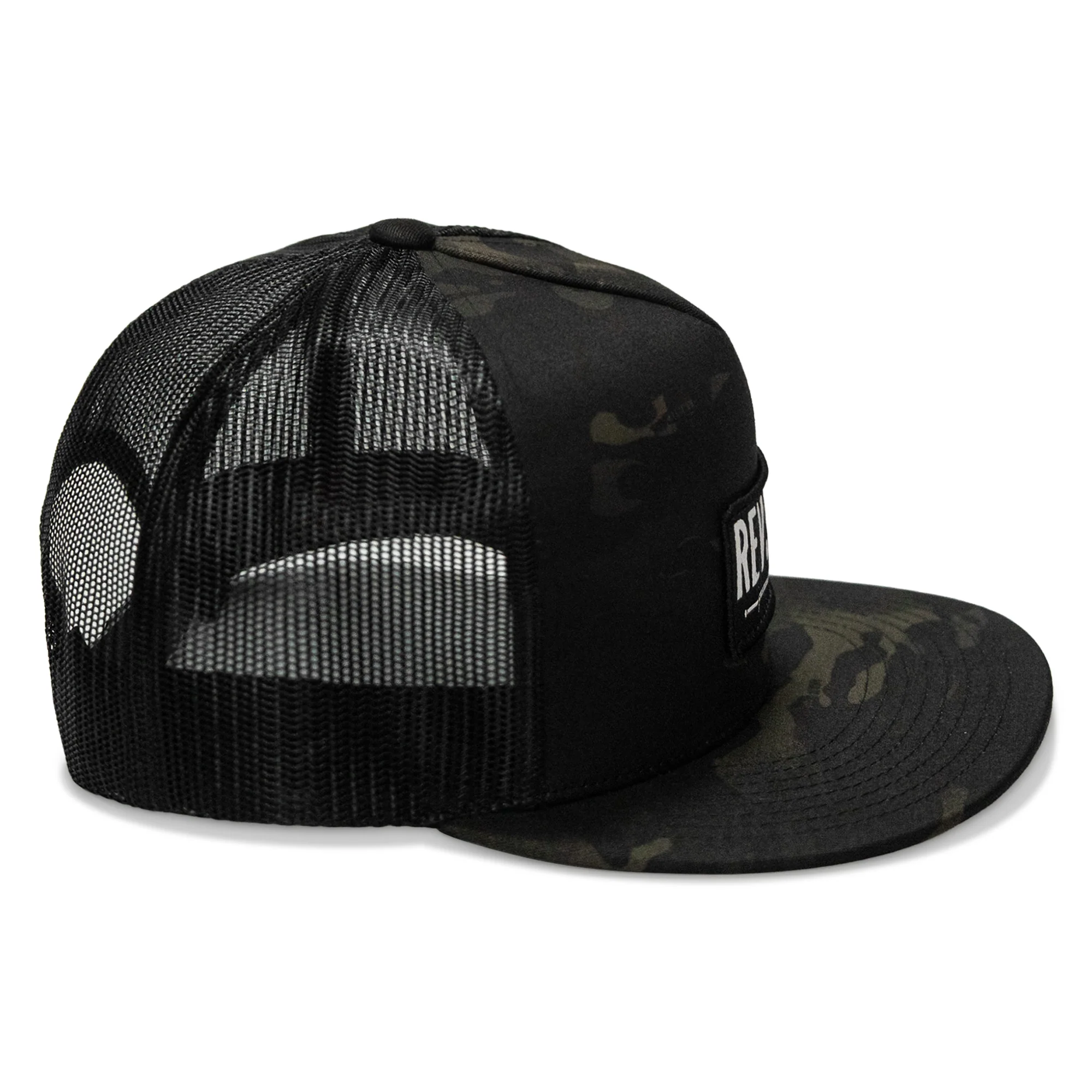 REVSOC Classic Patch Flatbill Hat - Image 58