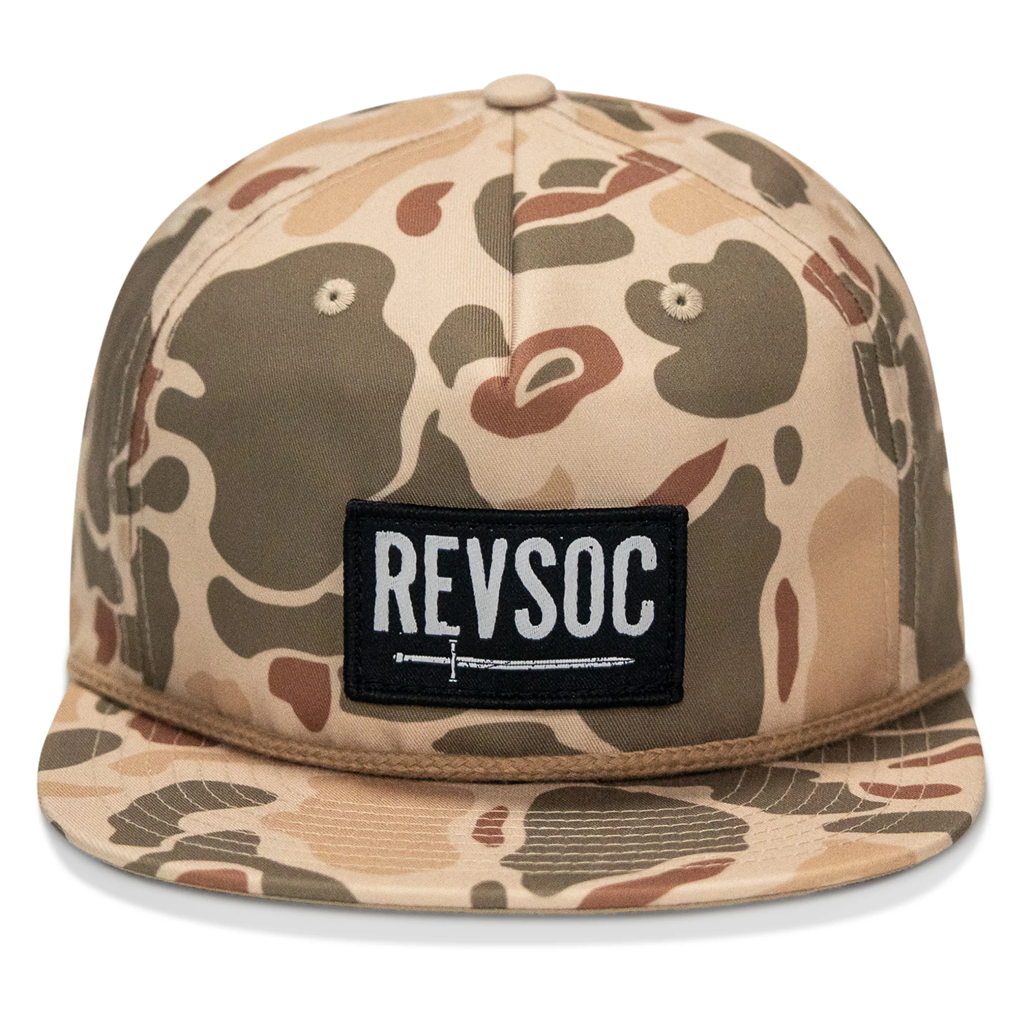 REVSOC Classic Patch Flatbill Hat - Image 64