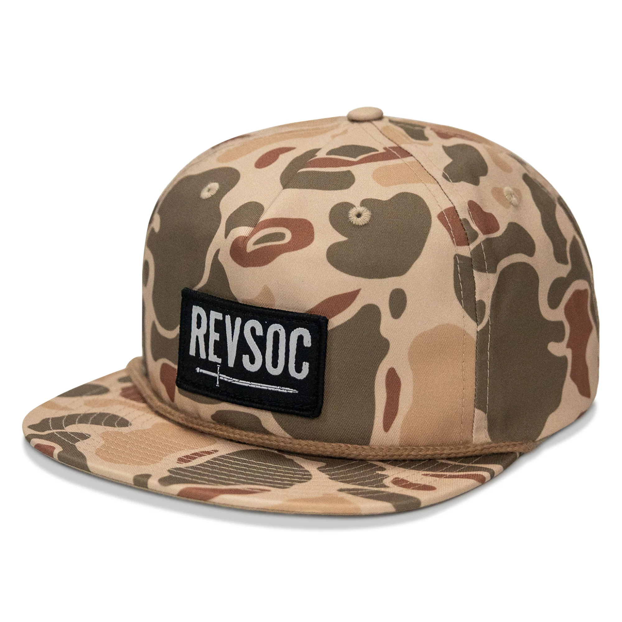REVSOC Classic Patch Flatbill Hat - Image 65