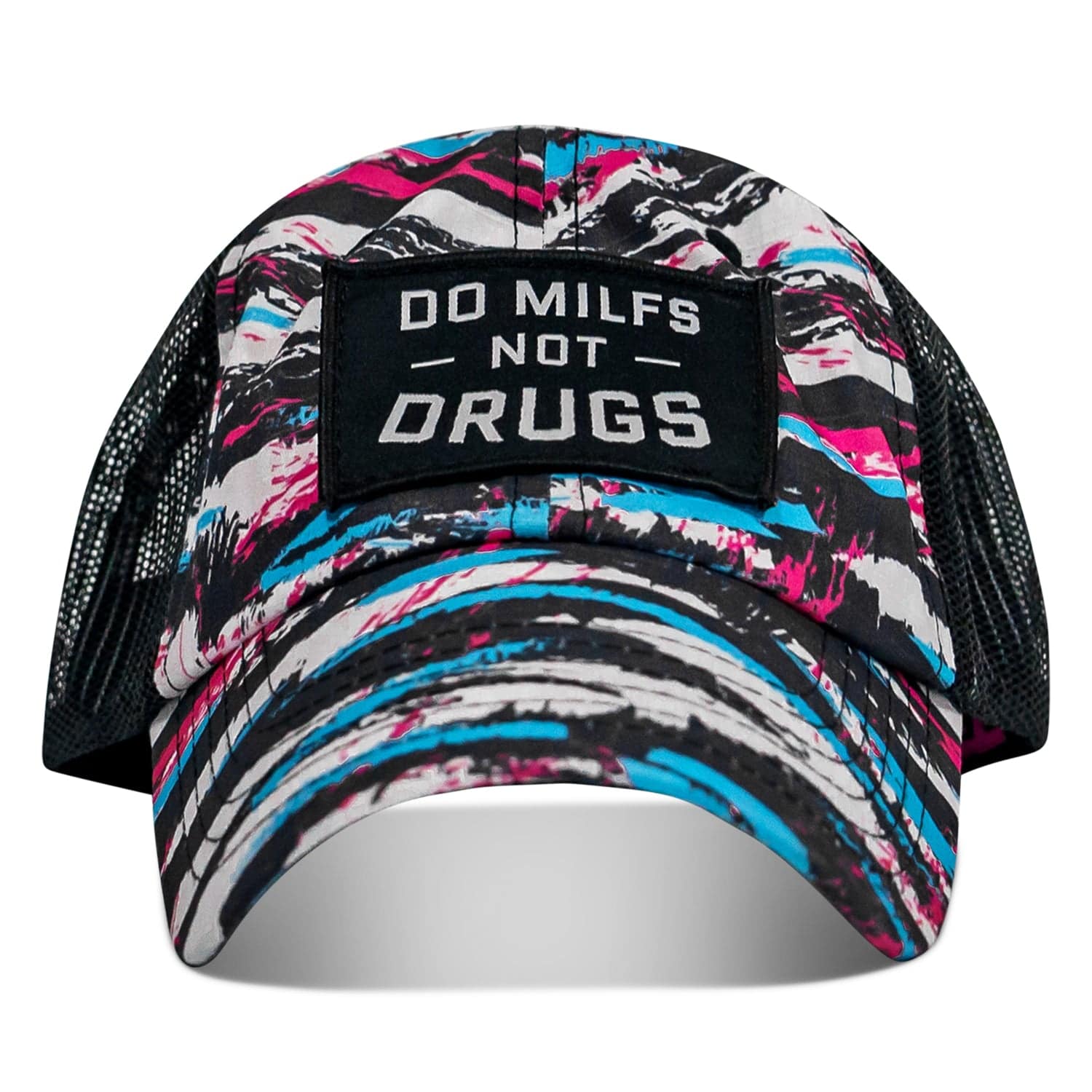 Ripstop Do Milfs Not Drugs Patch Tactical Ripstop Mesh Snapback Hat - Image 2