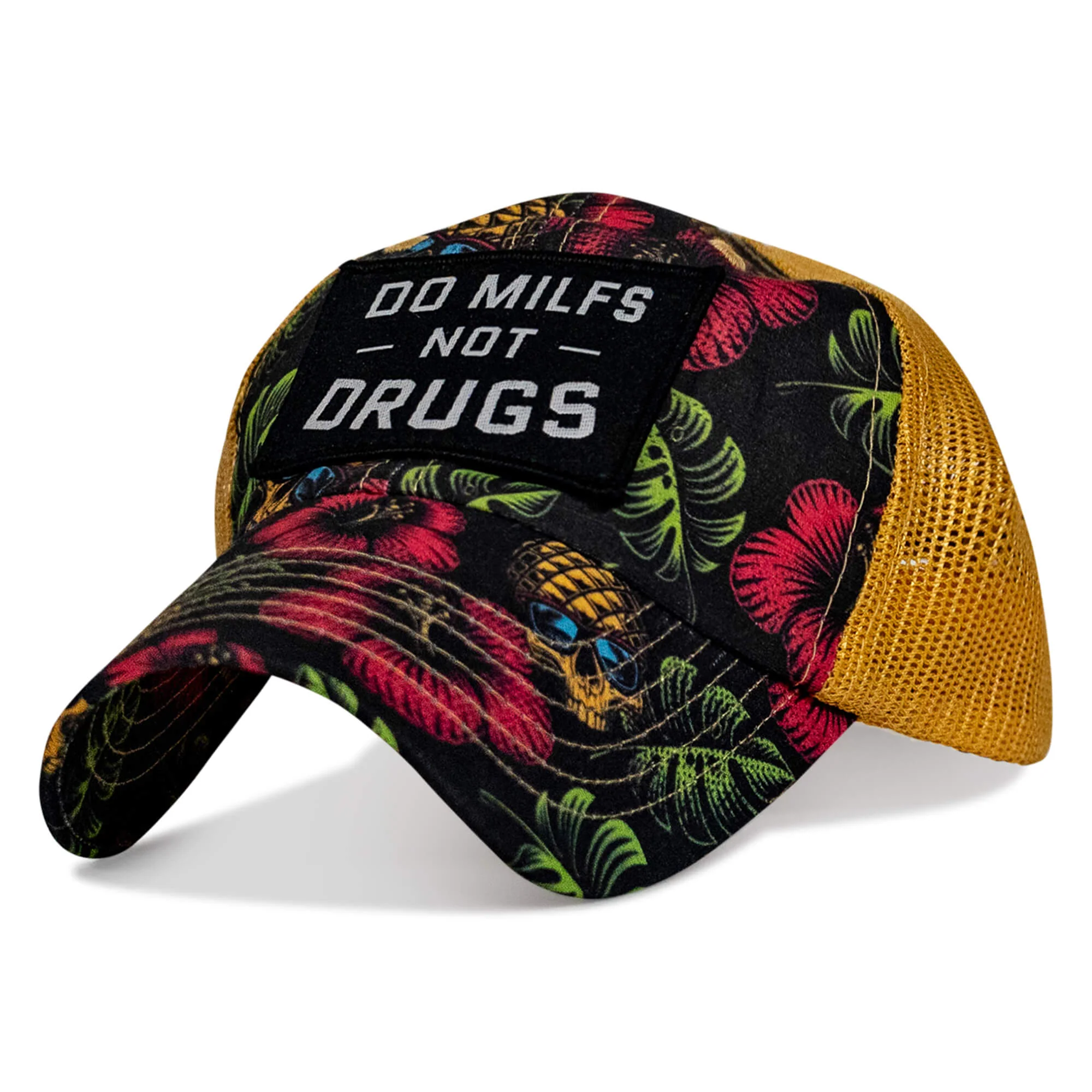 Ripstop Do Milfs Not Drugs Patch Tactical Ripstop Mesh Snapback Hat - Image 6