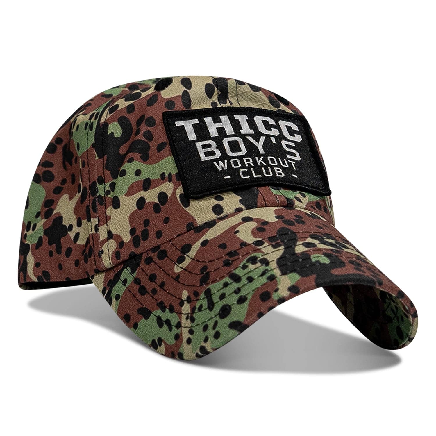 Ripstop Thicc Boys Workout Club Patch Tactical Ripstop Mesh Snapback Hat - Image 22