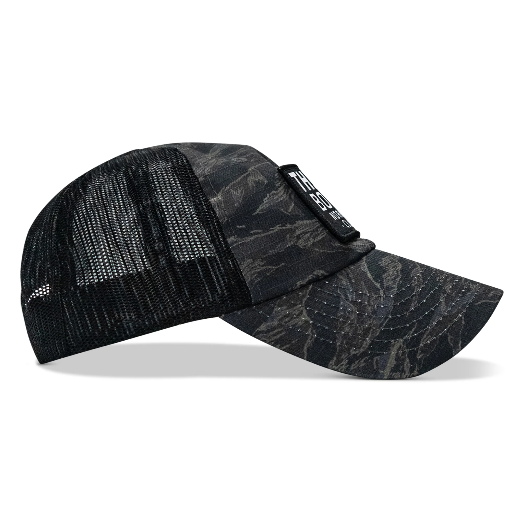 Ripstop Thicc Boys Workout Club Patch Tactical Ripstop Mesh Snapback Hat - Image 43
