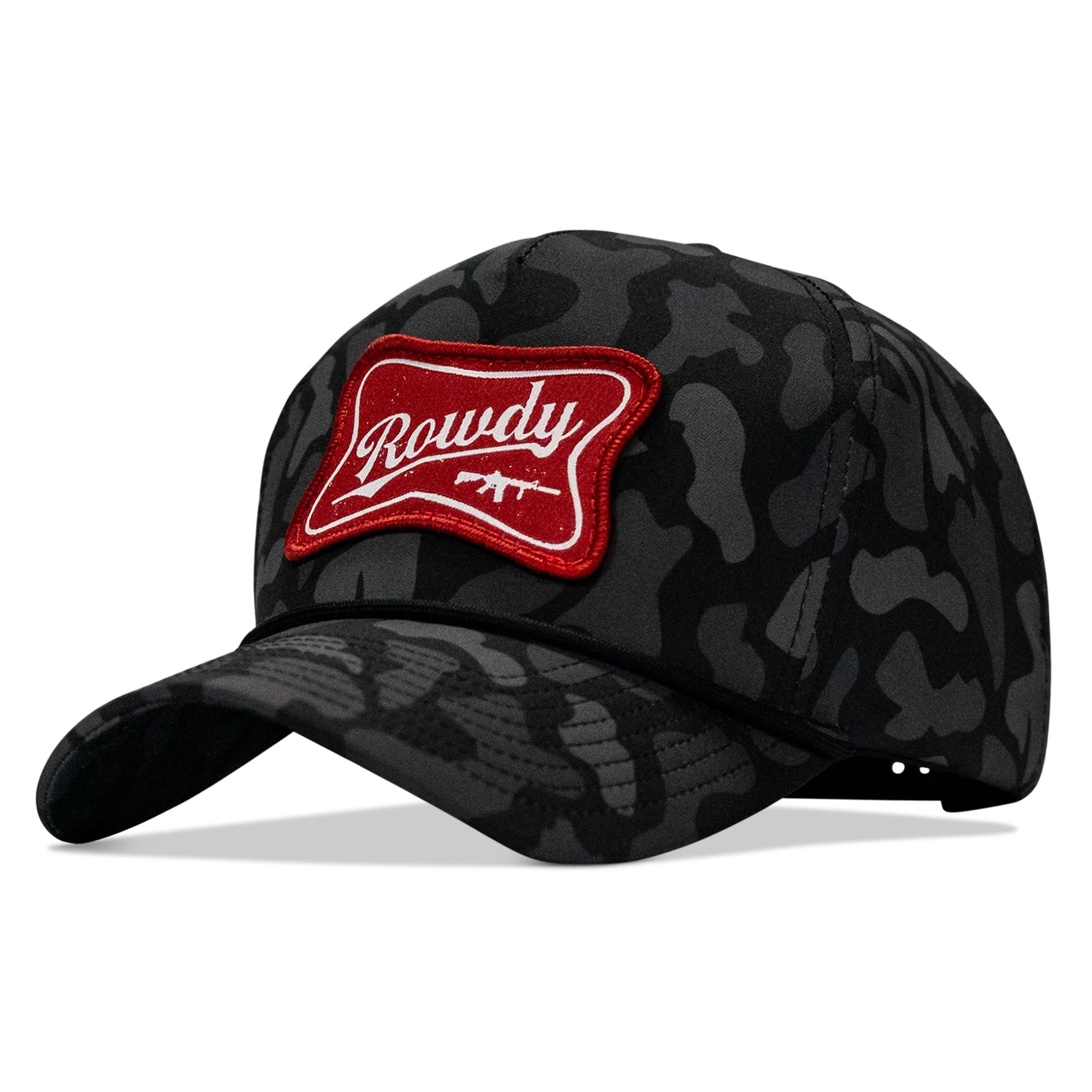 Rowdy Beer Logo Patch 5 Pannel Snapback - Image 2