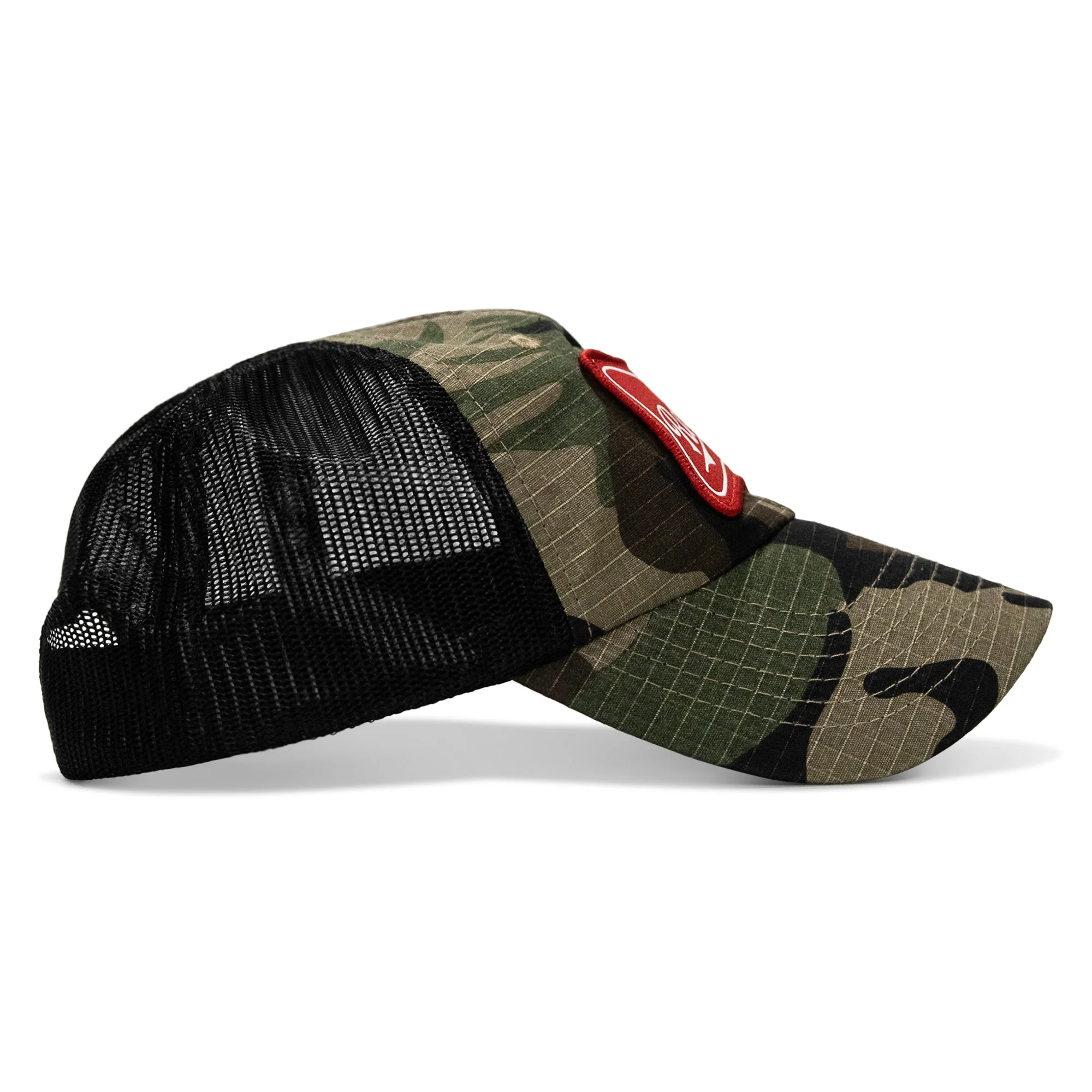 Rowdy Beer Logo Patch Tactical Ripstop Mesh Snapback Hat - Image 10