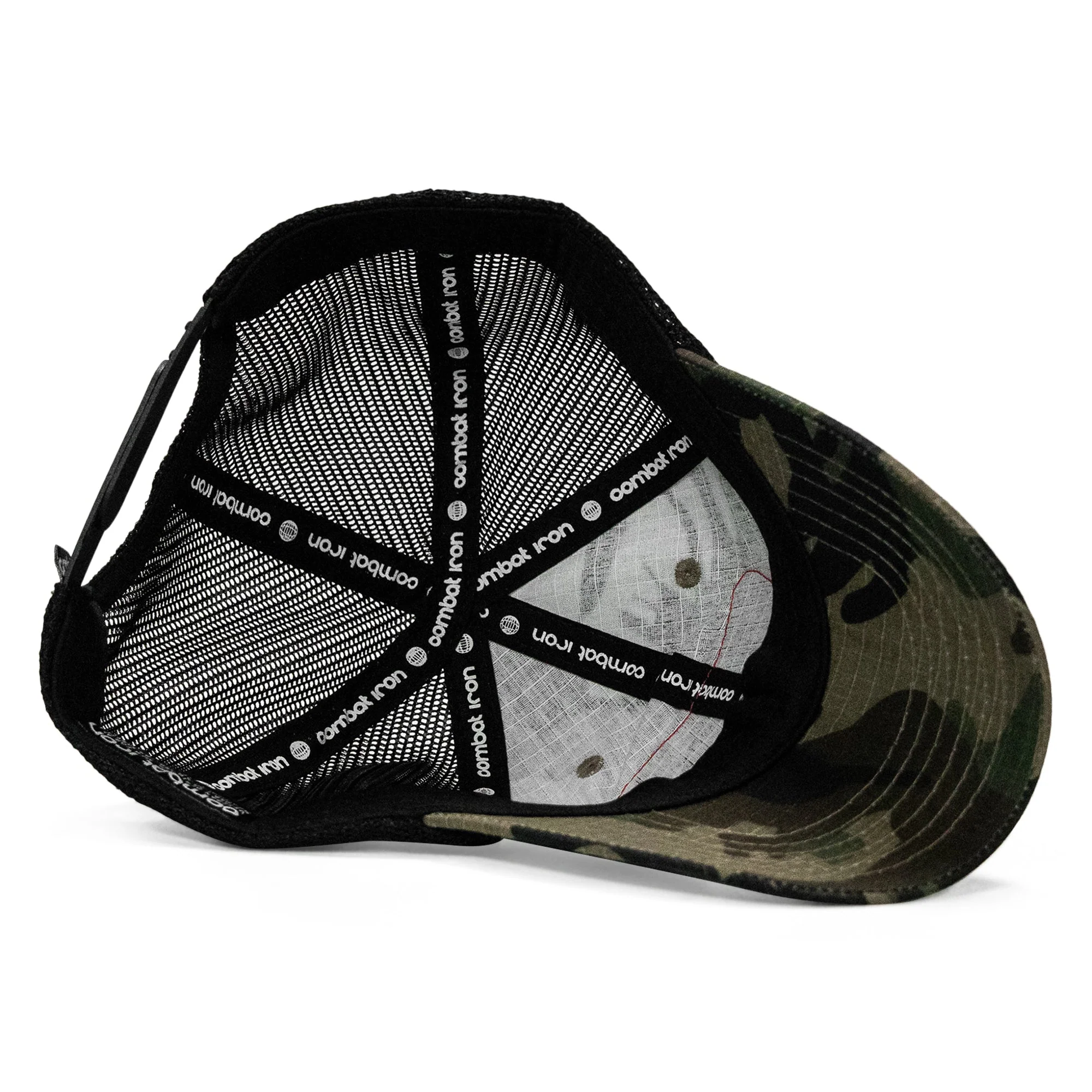 Rowdy Beer Logo Patch Tactical Ripstop Mesh Snapback Hat - Image 11