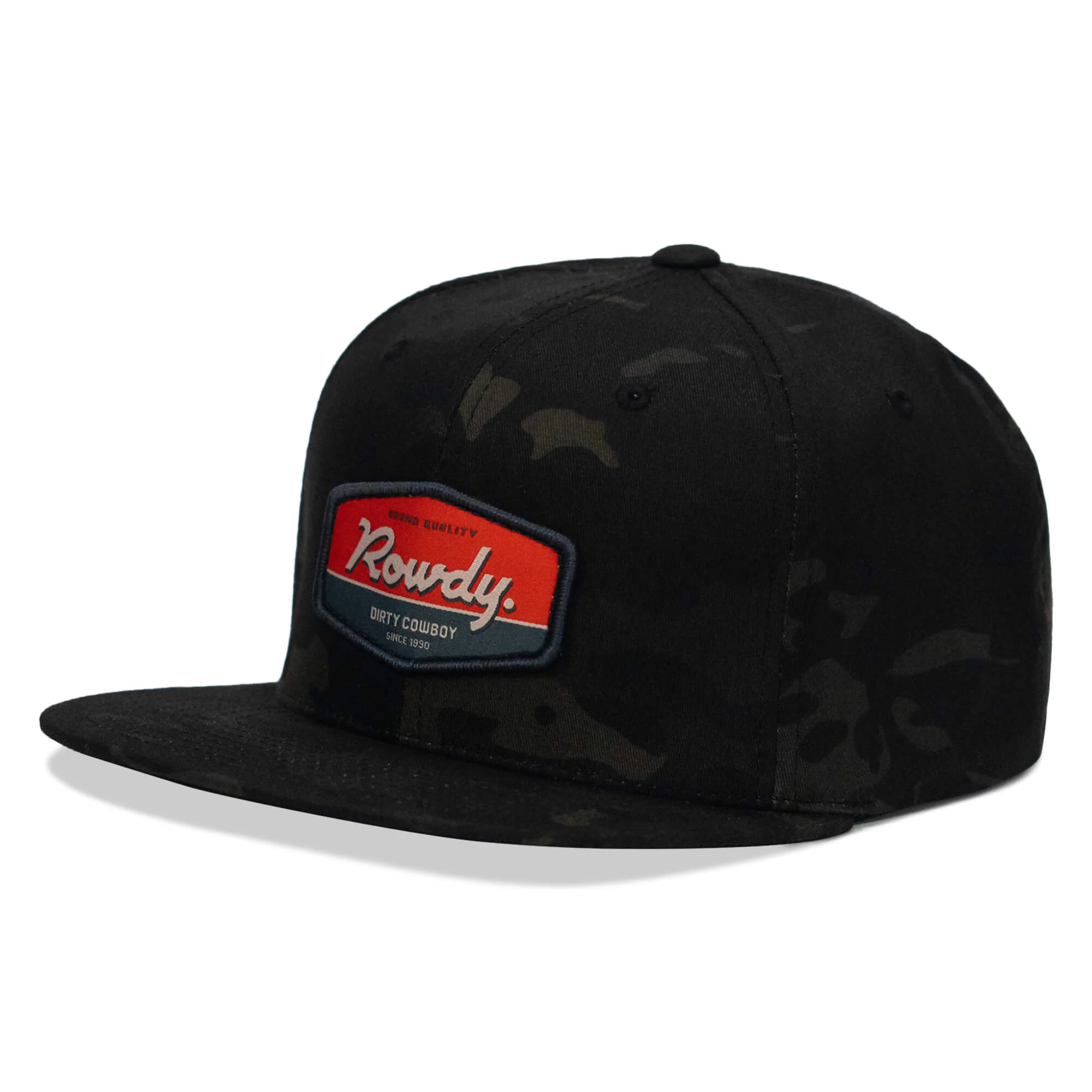 Rowdy. USA Dirty Cowboy Patch Flatbill Snapback - Image 3