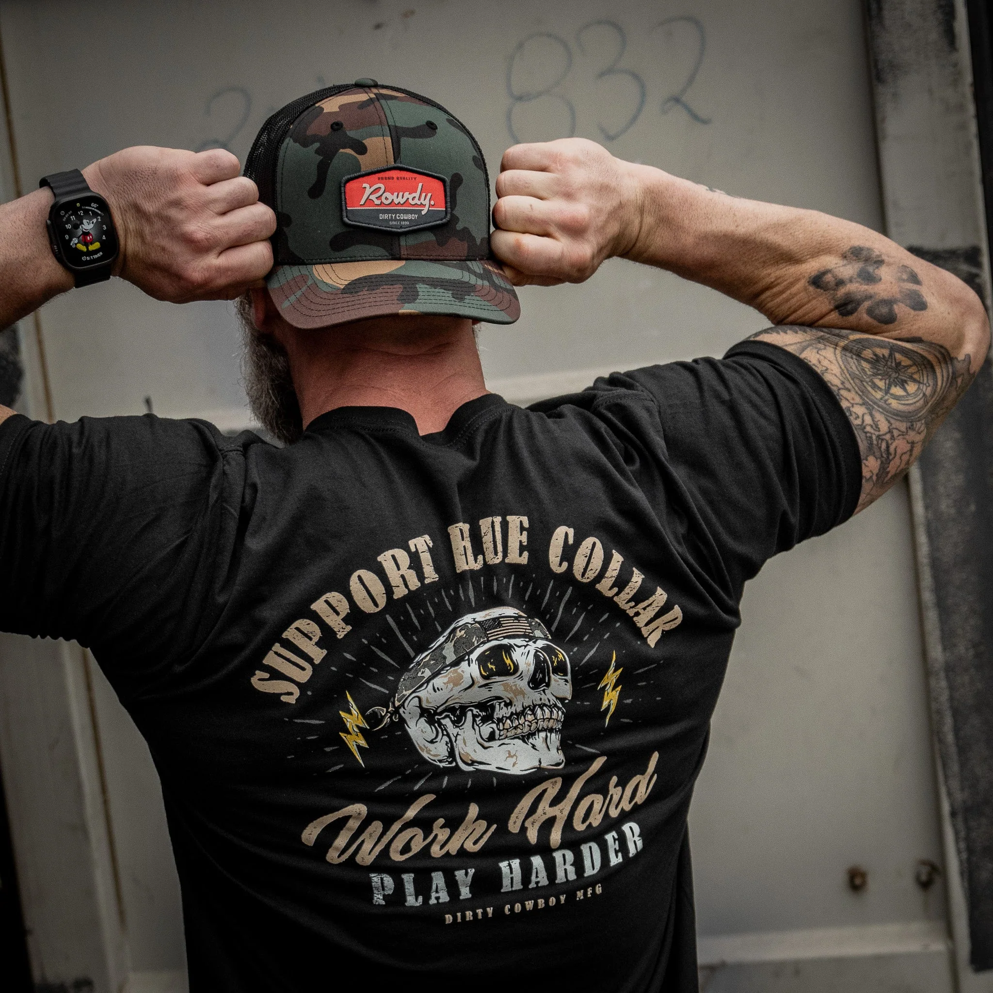 Rowdy. USA Dirty Cowboy Patch SnapBack - Image 20
