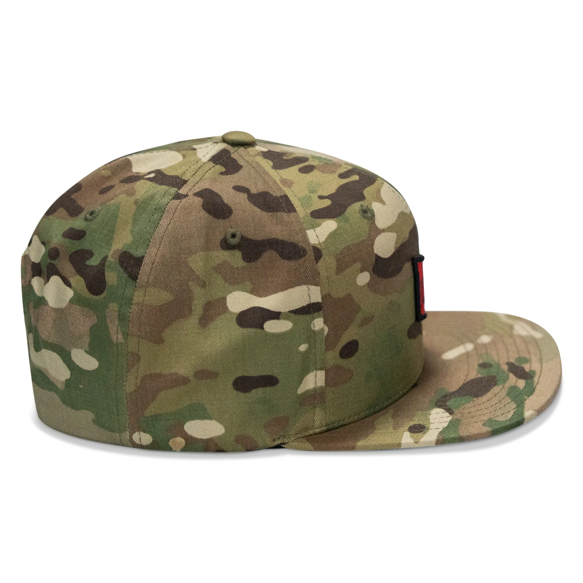 RSC Classic Red Diamond Velcro Patch Flatbill Hat - Image 21