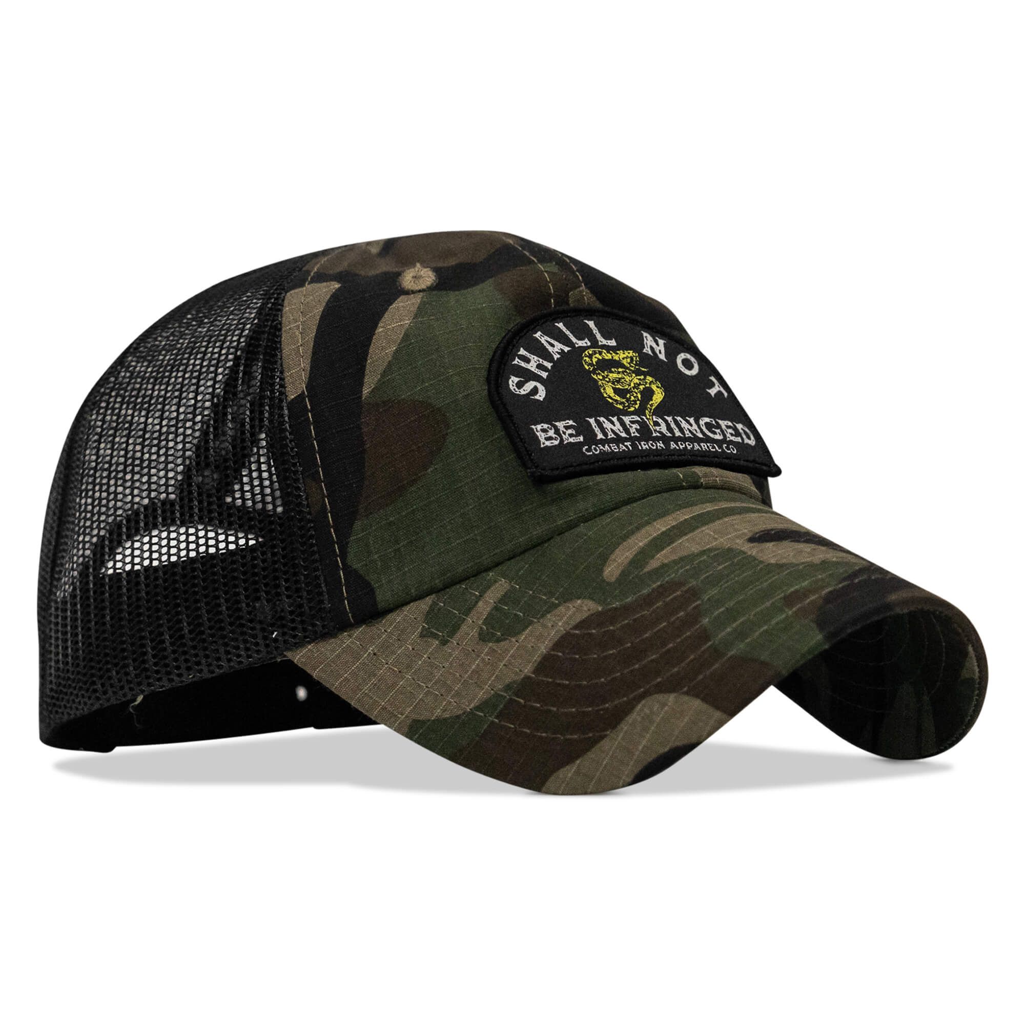 Shall Not Be Infringed Patch Tactical Ripstop Mesh Snapback Hat - Image 9