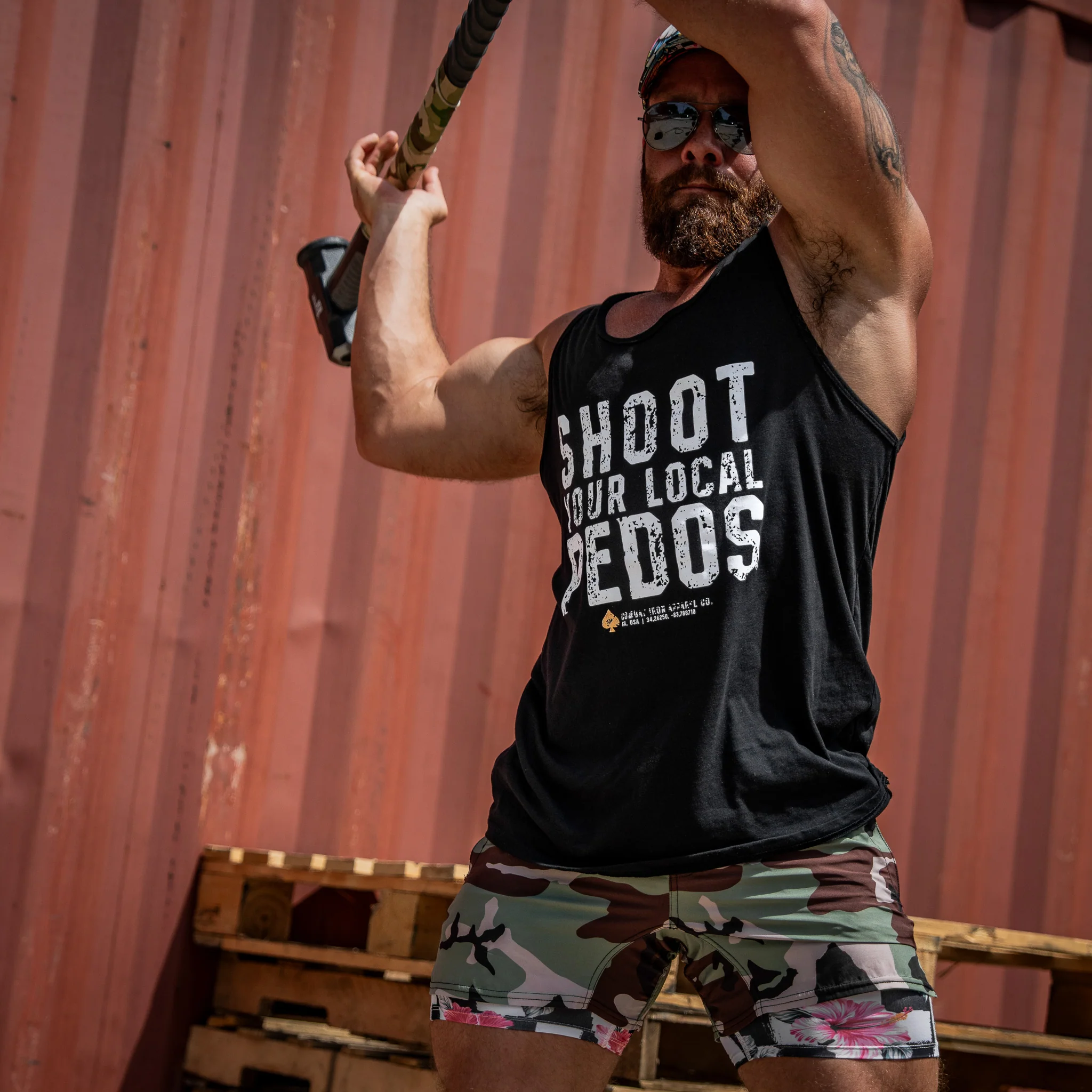 Shoot Your Local Pedo Men's Tank Top - Image 5