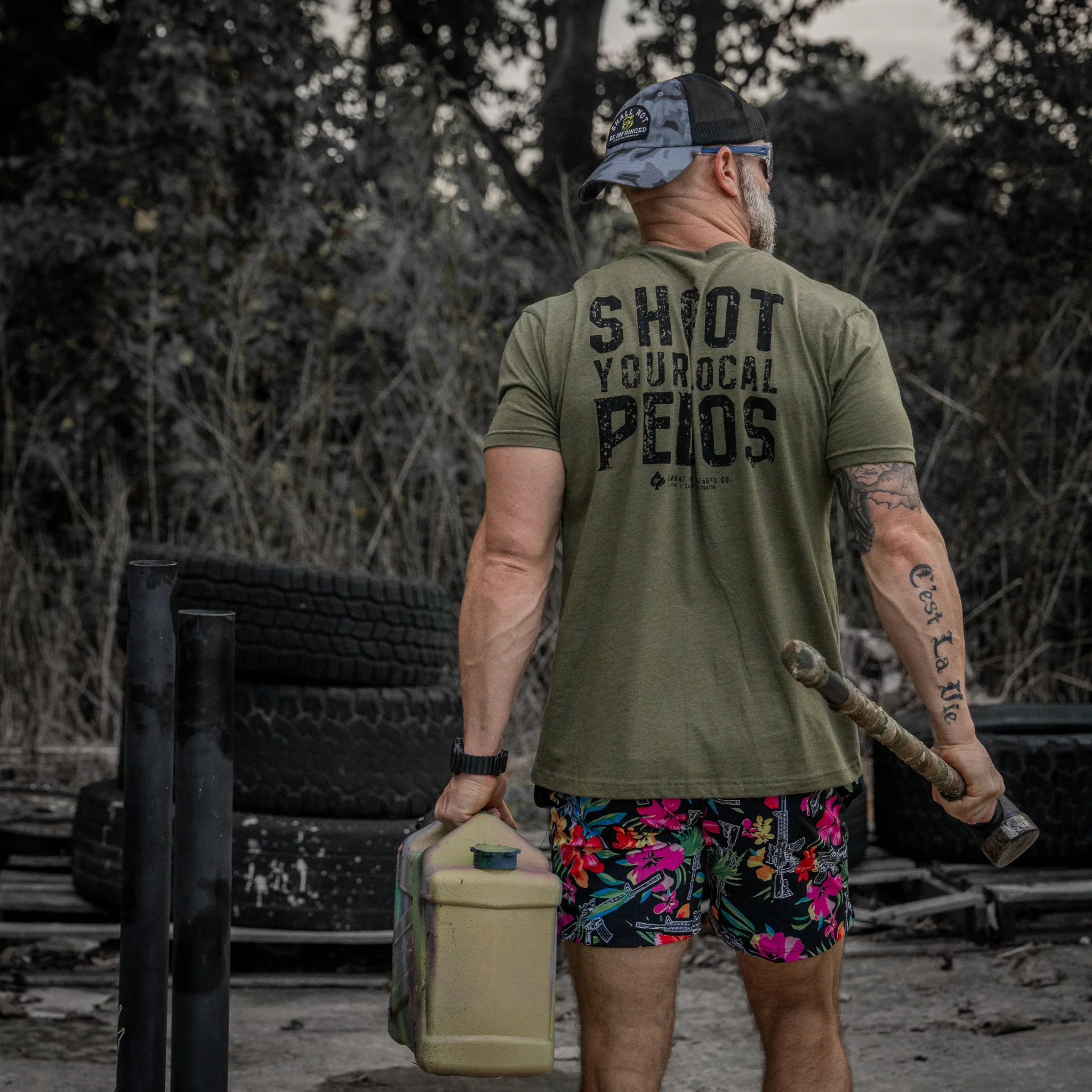 Shoot Your Local Pedos Men's T-Shirt - Image 15