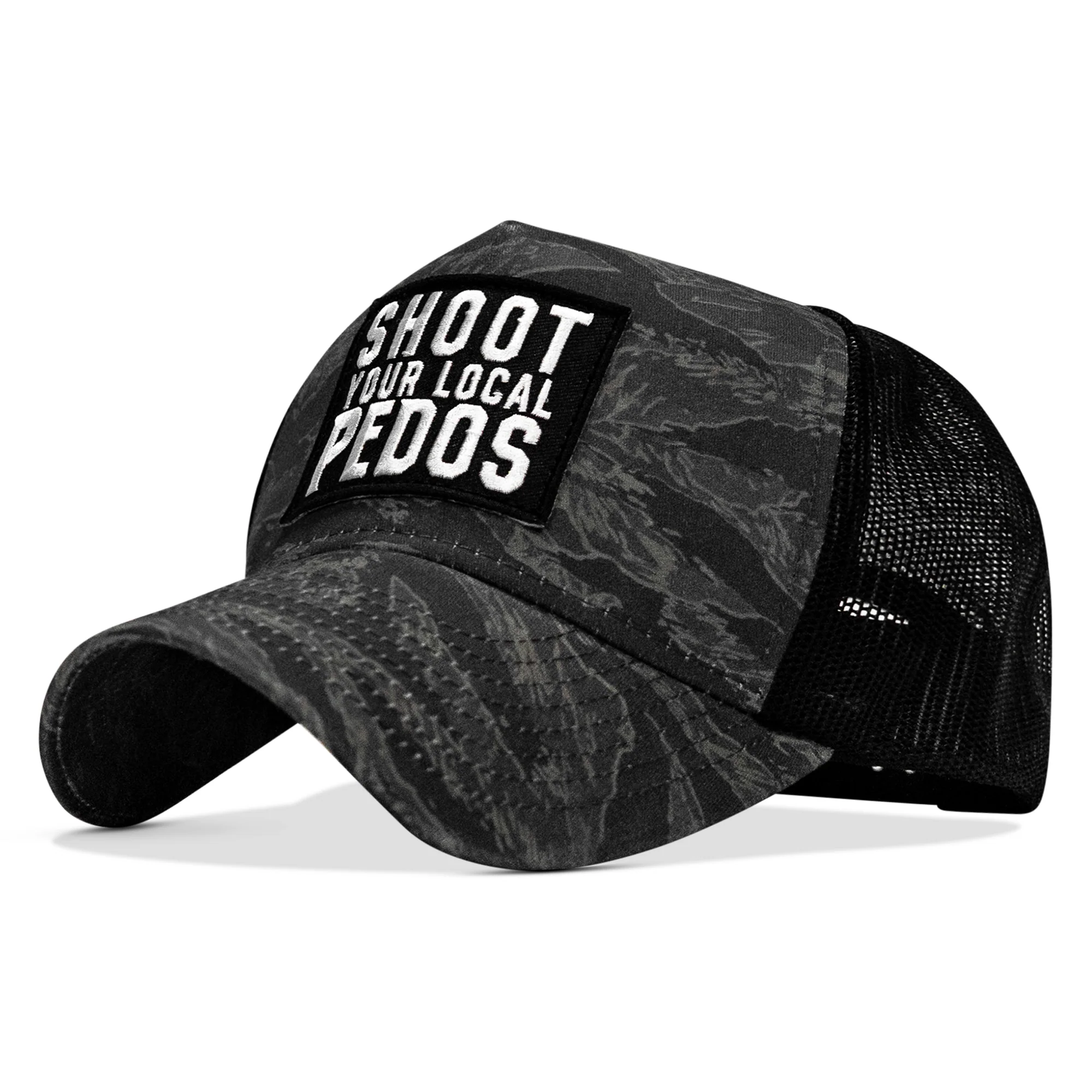 Shoot Your Local Pedos Patch Five Panel Breacher Snapback Hat - Image 2