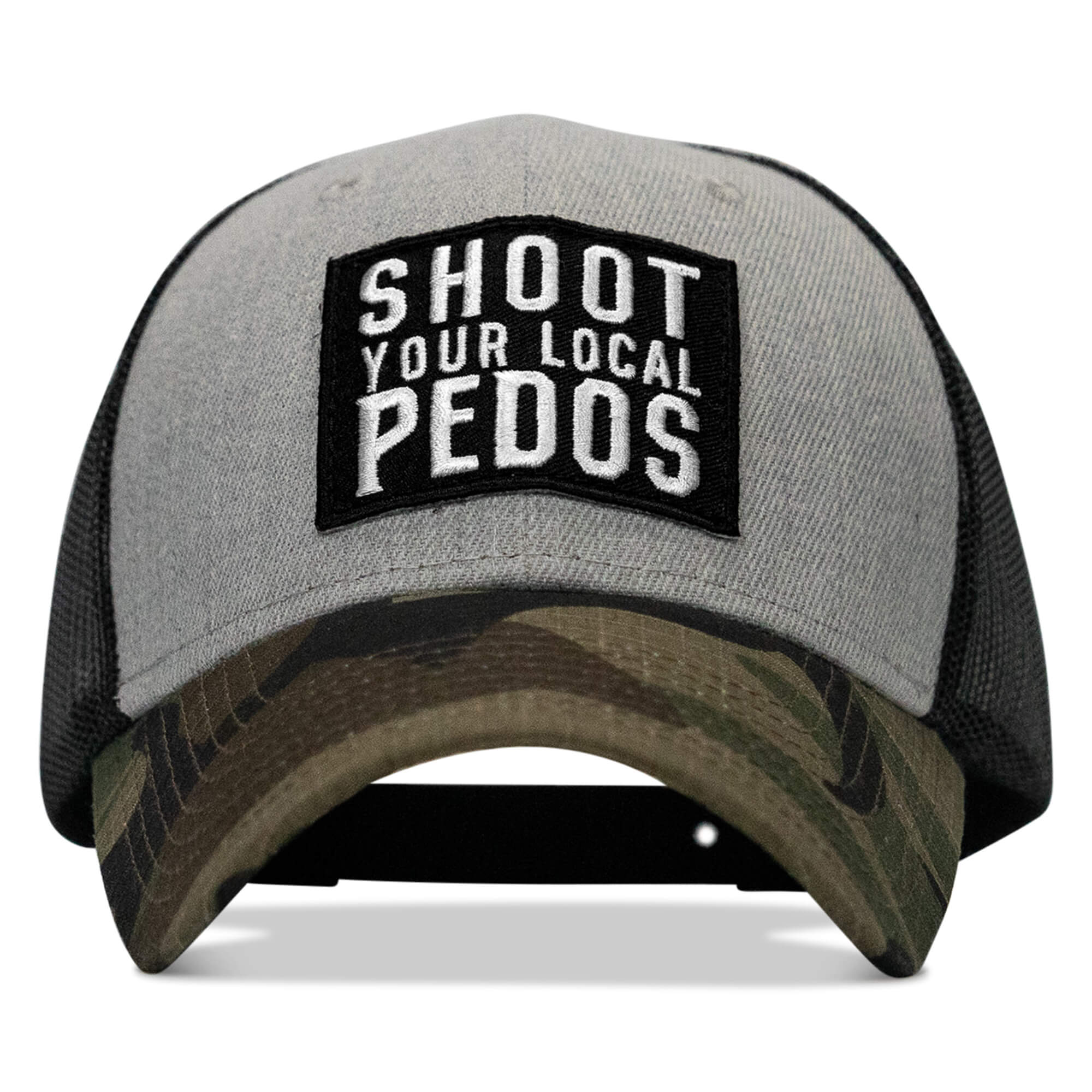 Shoot Your Local Pedos Patch Original Ripstop Snapback Hat - Image 50