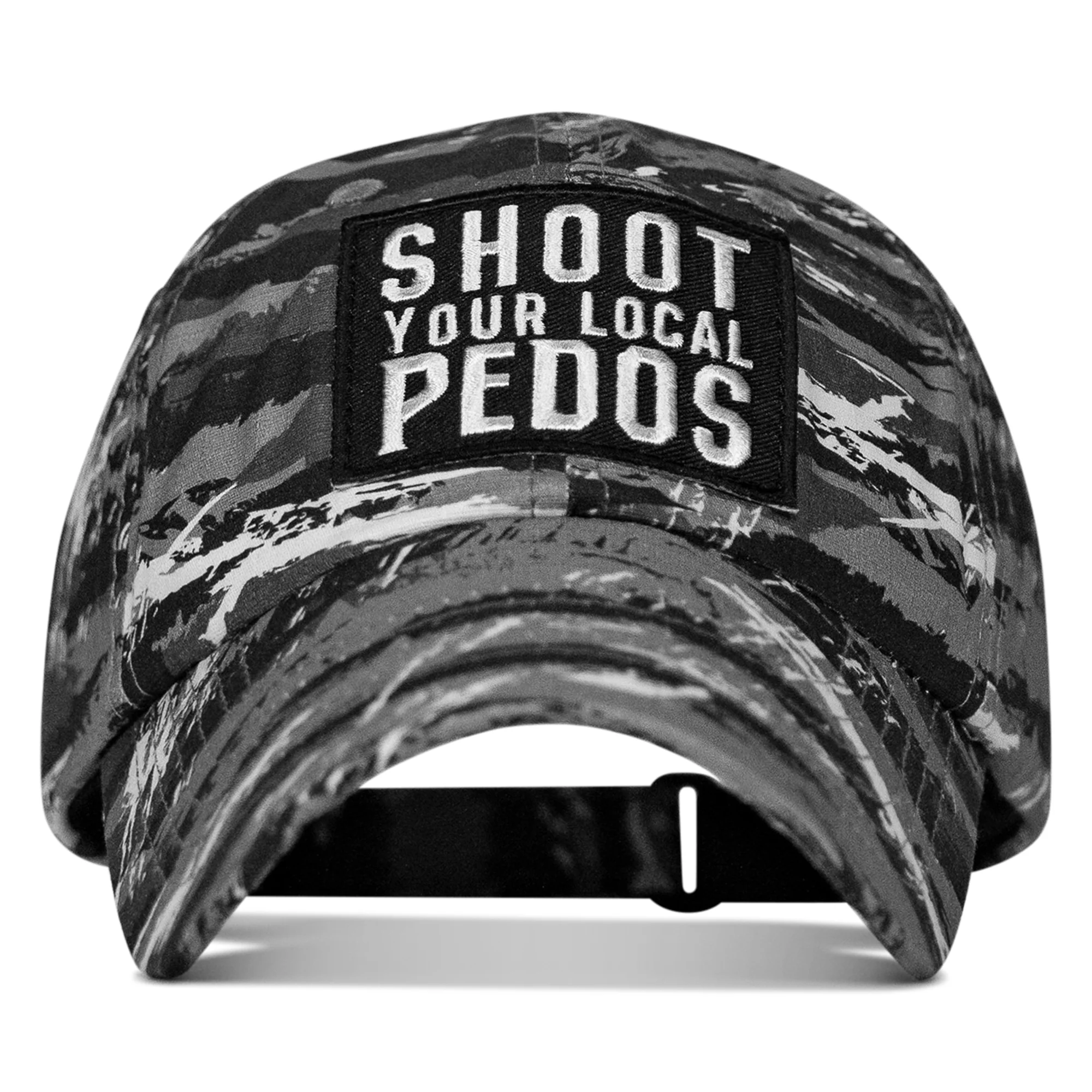 Shoot Your Local Pedos Patch Tactical Ripstop Mesh Snapback Hat - Image 74