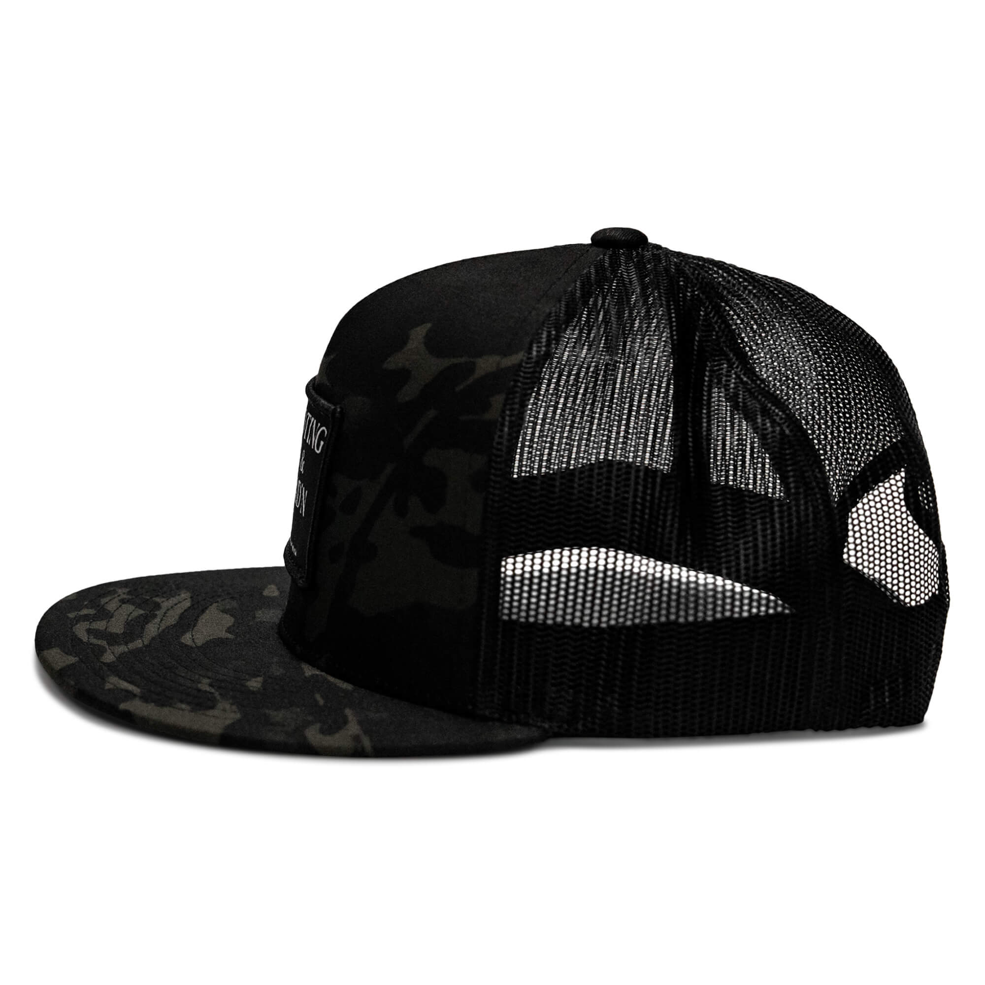 Shooting Guns & Spreadin' Buns Patch Flatbill Hat - Image 5
