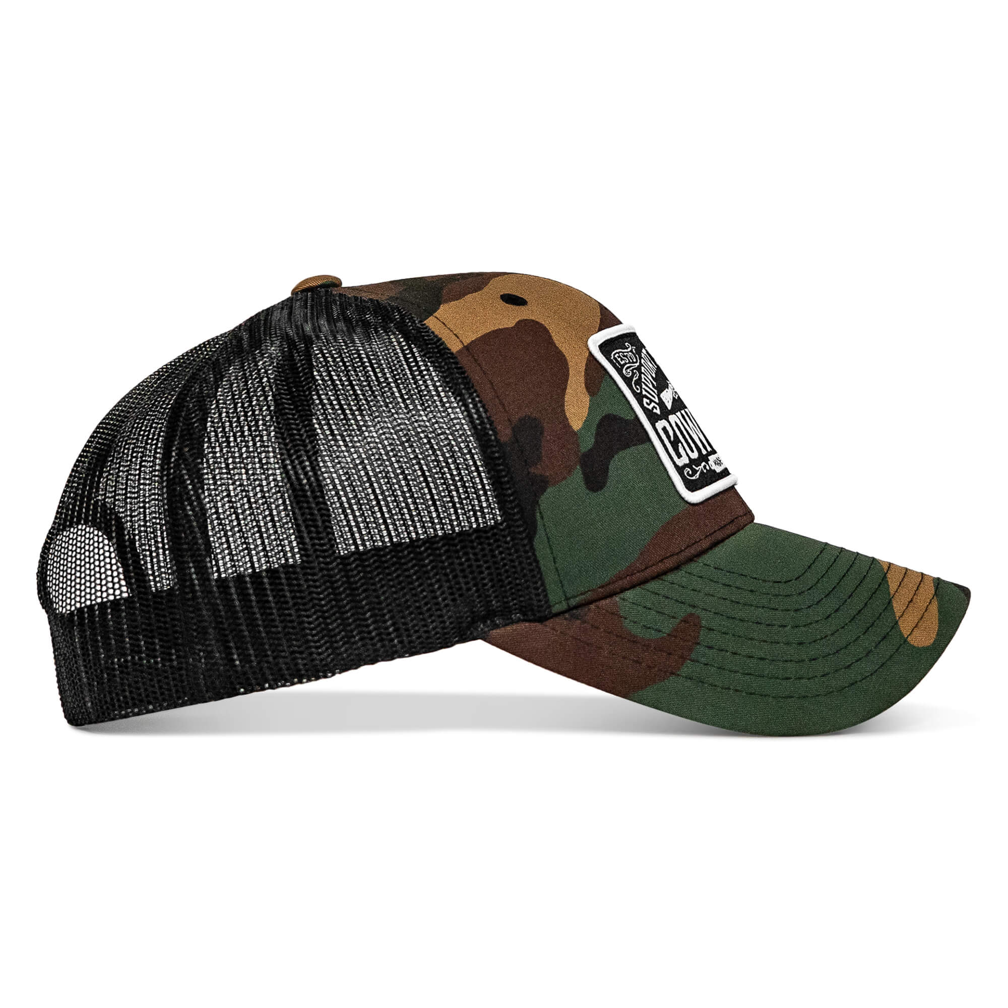 Support Your Local Cowboys Patch Snapback Hat - Image 41