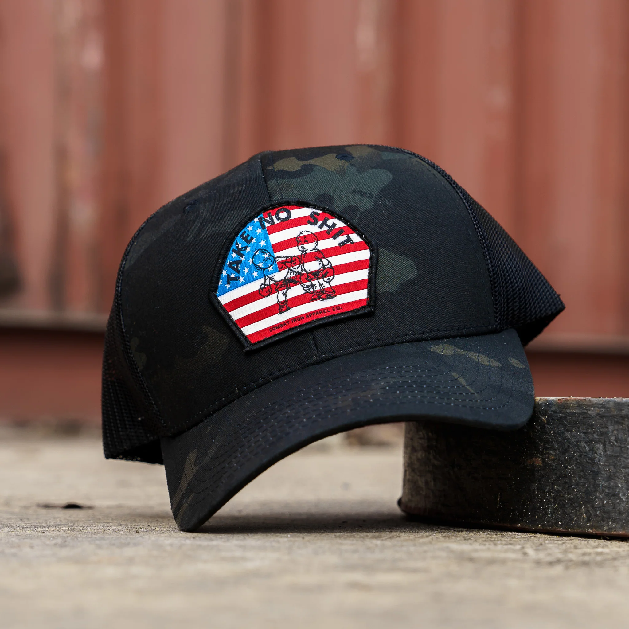 Take No Shit American Flag Patch SnapBack - Image 18