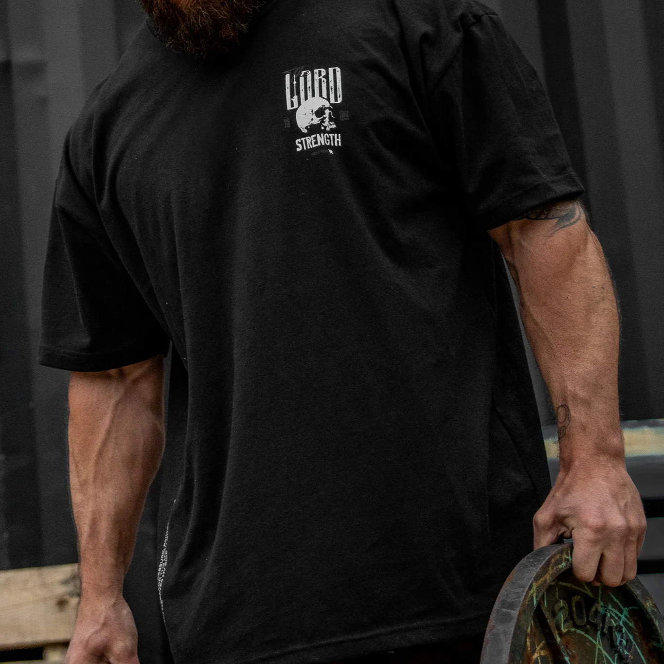 The Lord Is My Strength Heavyweight Men's T-Shirt - Image 13