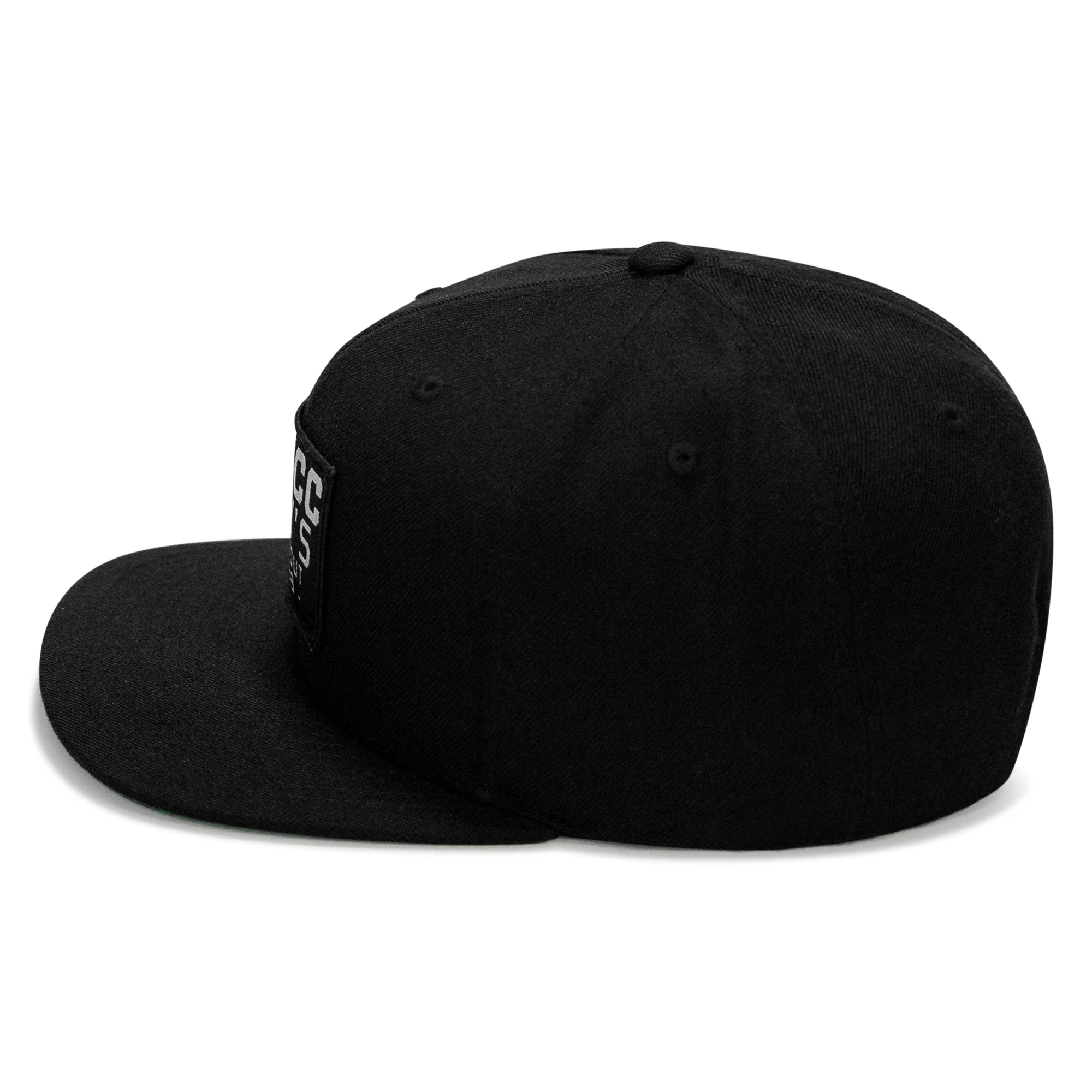 Thicc Boys Workout Club Patch Flatbill Snapback Hat - Image 4