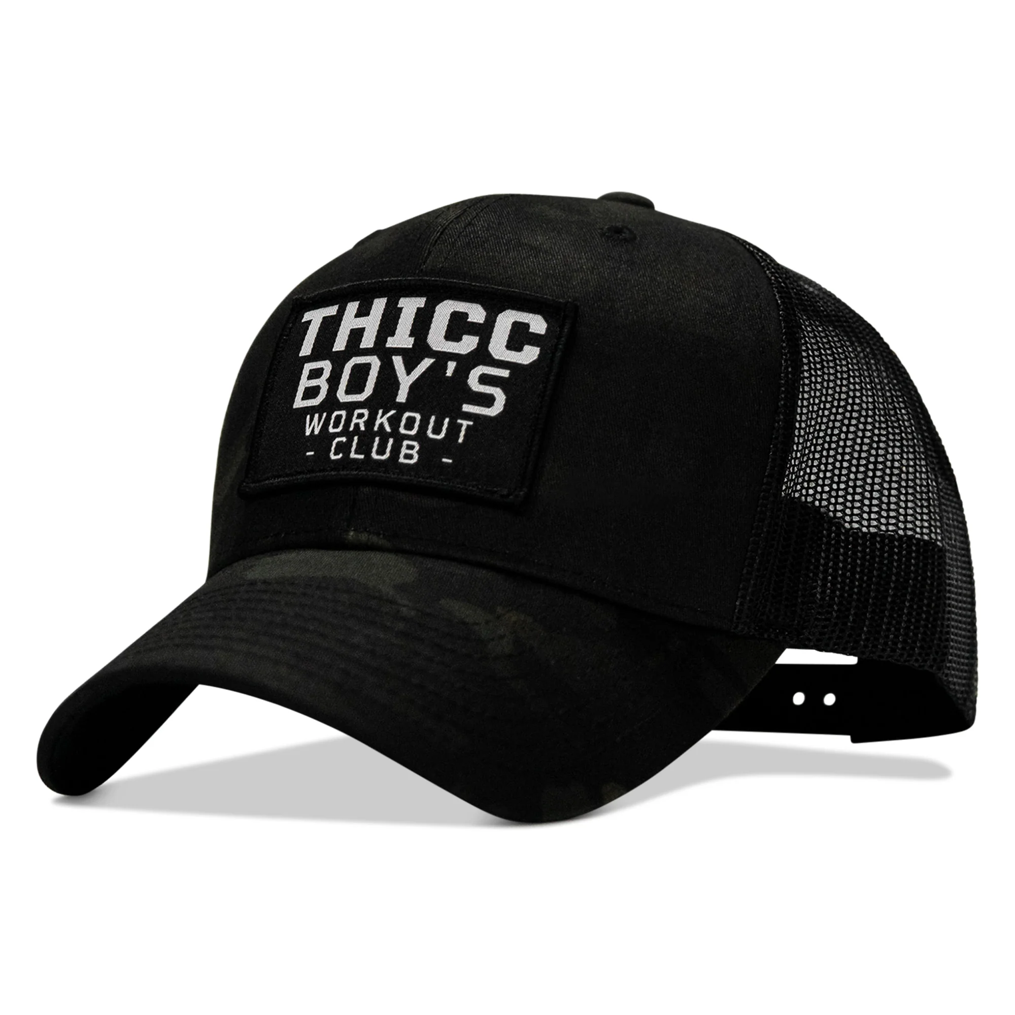 Thicc Boys Workout Patch Snapback Hat - Image 29