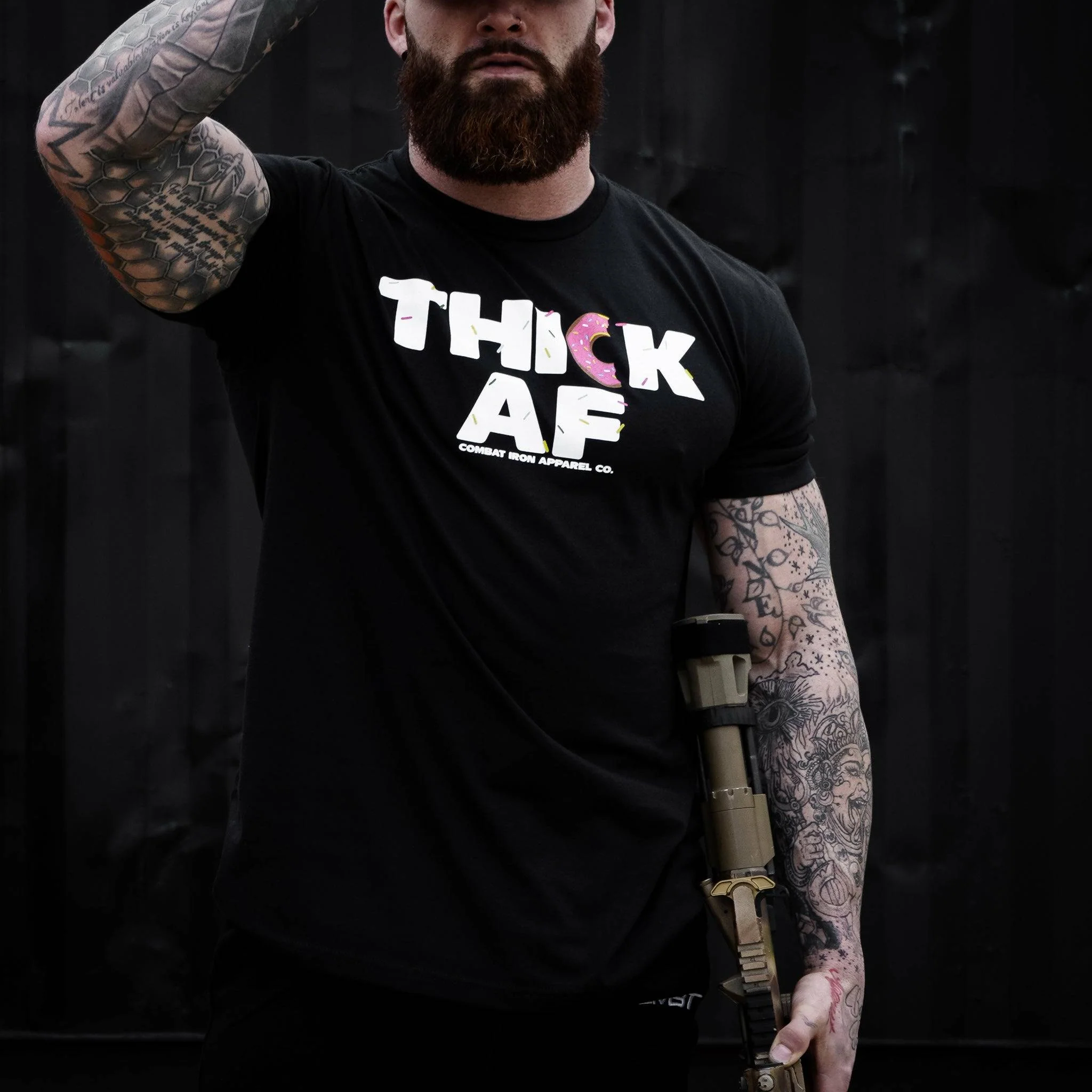 Thick Af Donut Edition Men's T-Shirt - Image 3