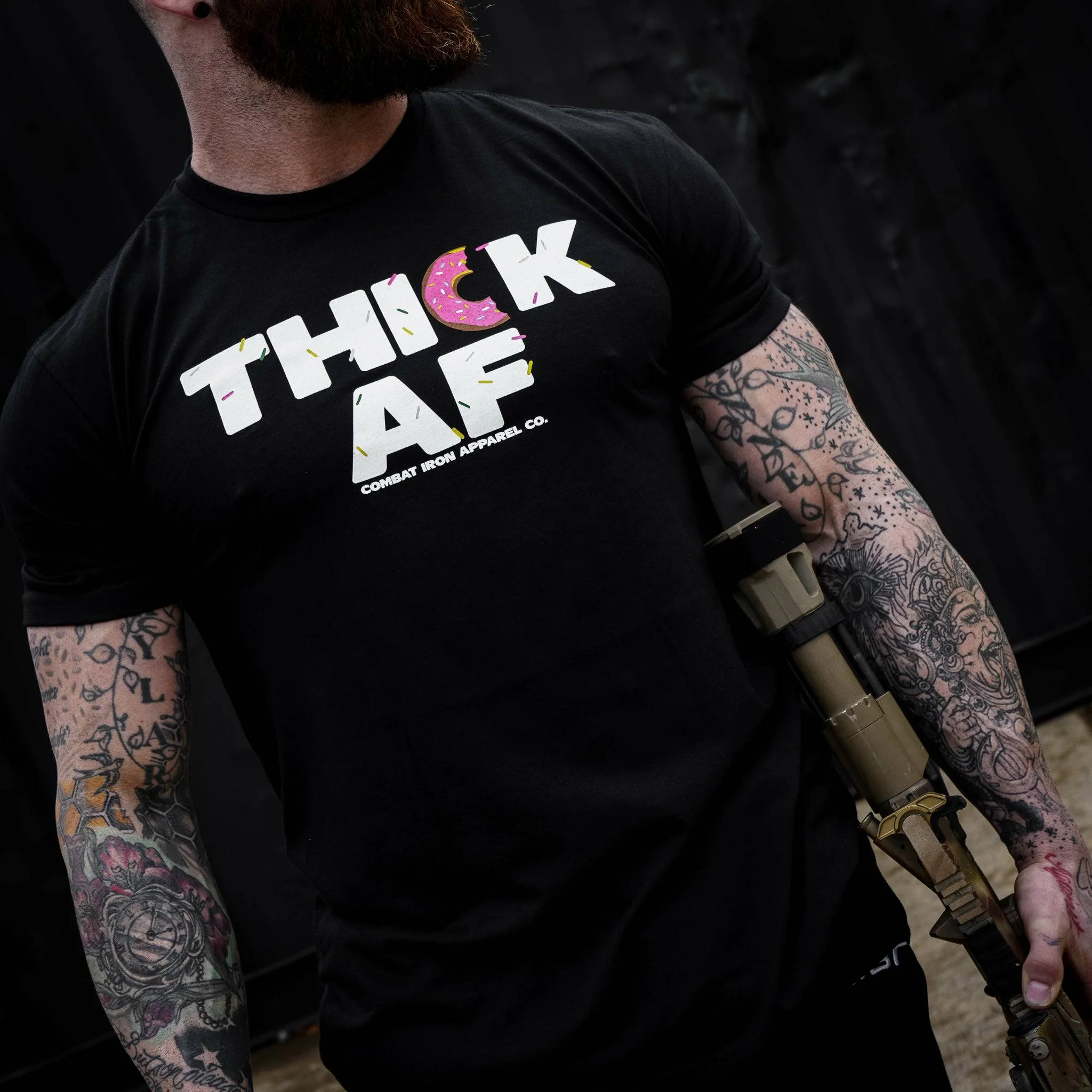 Thick Af Donut Edition Men's T-Shirt - Image 4