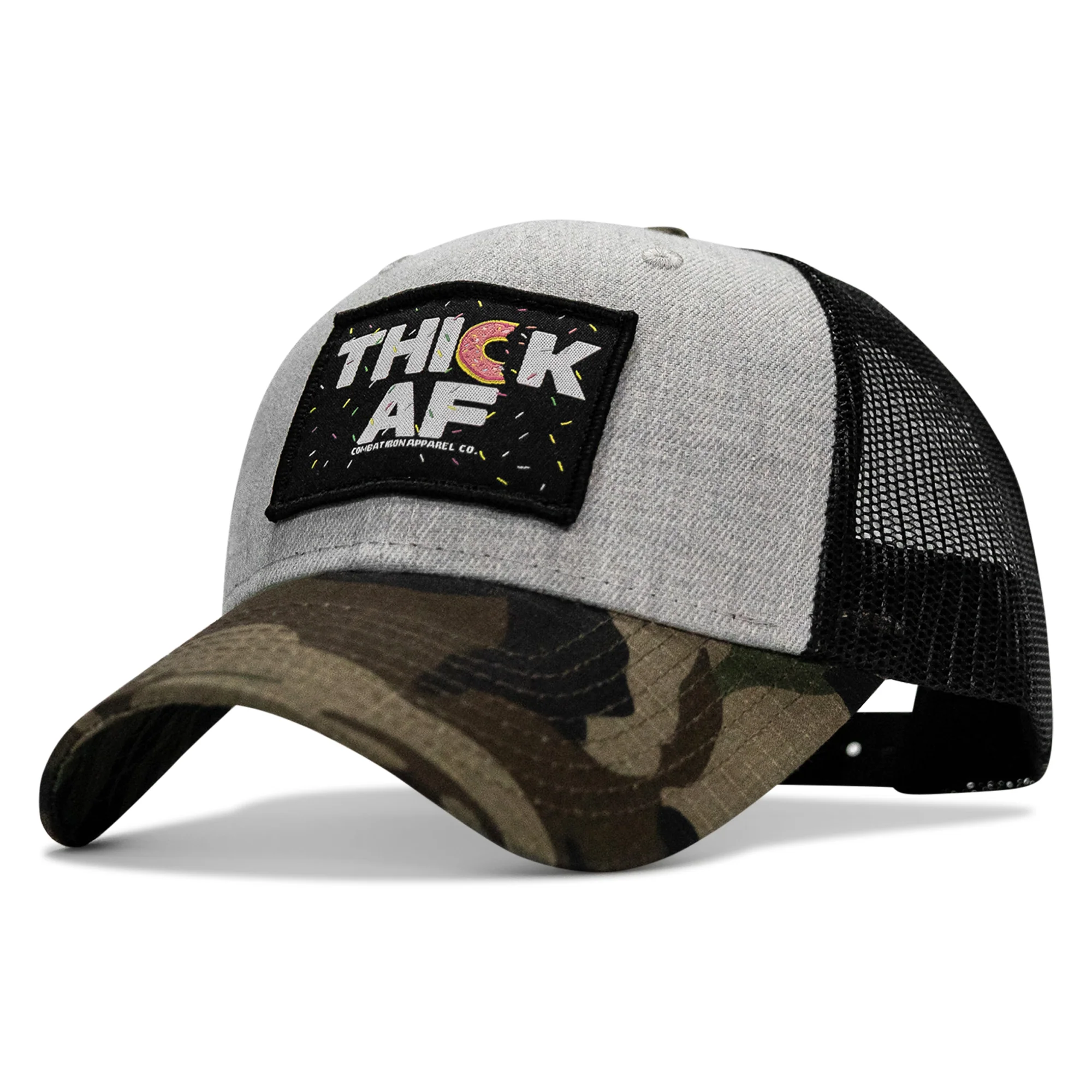 THICK AF Donut Edition Patch Original Ripstop Snapback Hat - Image 9