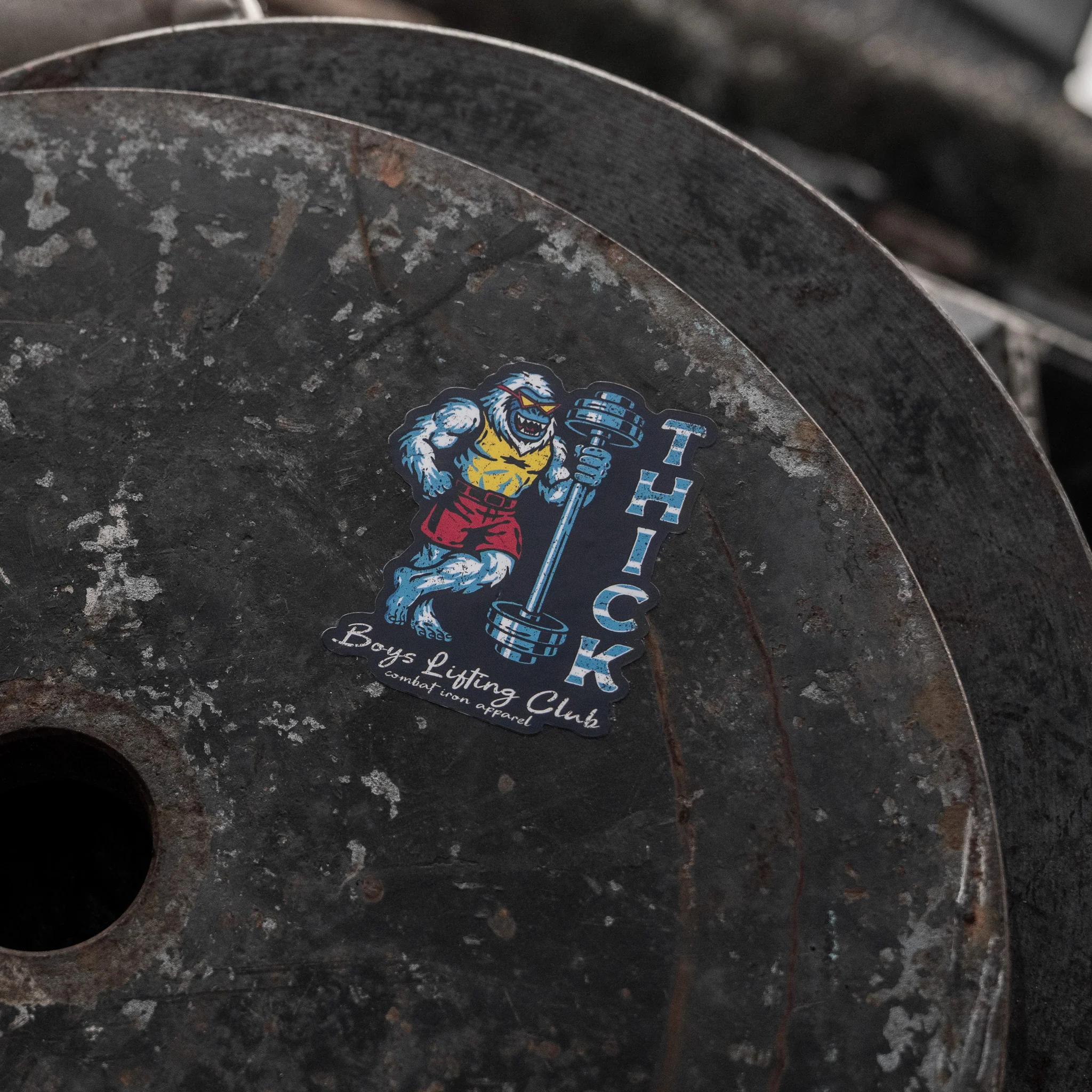 Thick Boys Lifting Club Yeti Decal - Image 5