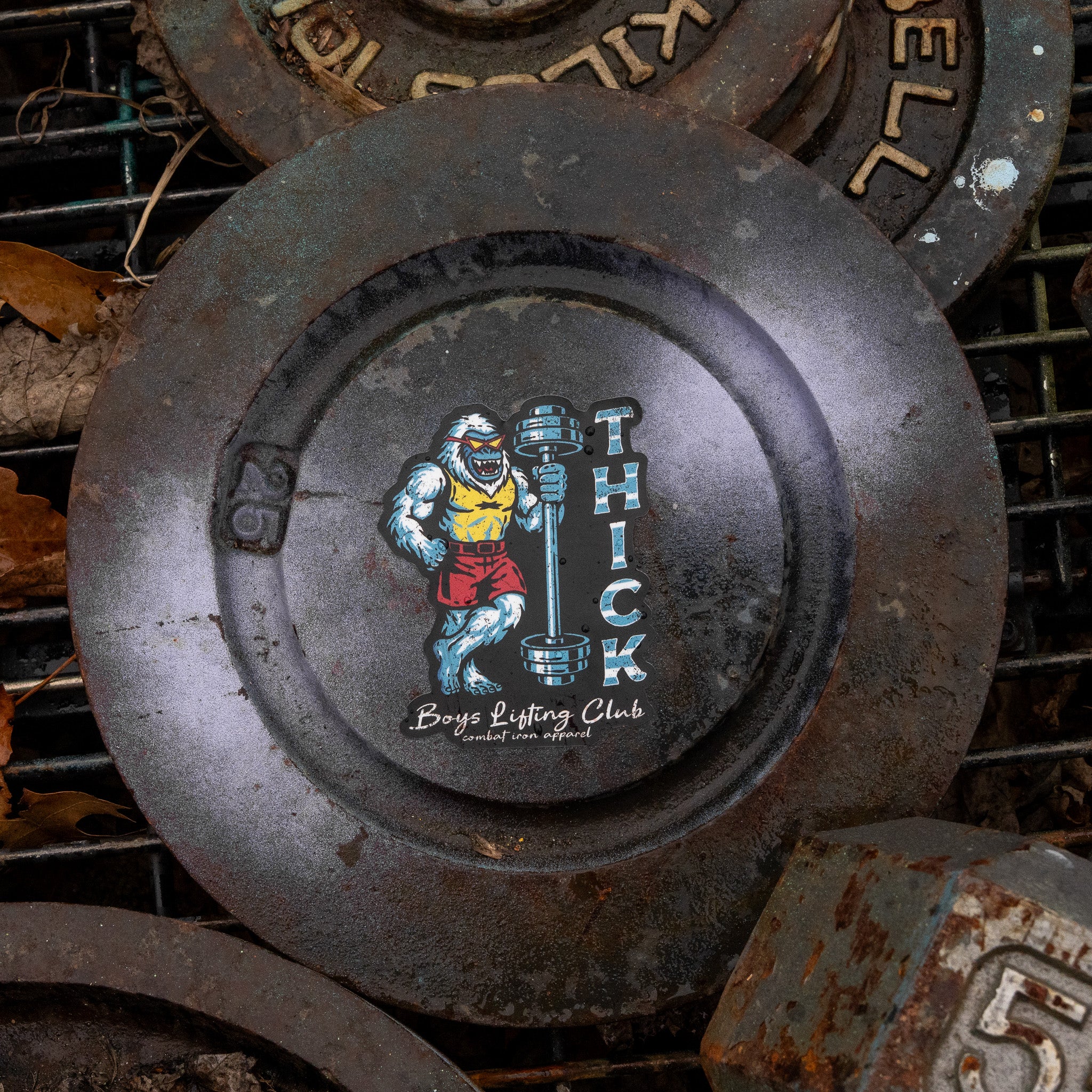 Thick Boys Lifting Club Yeti Decal - Image 8
