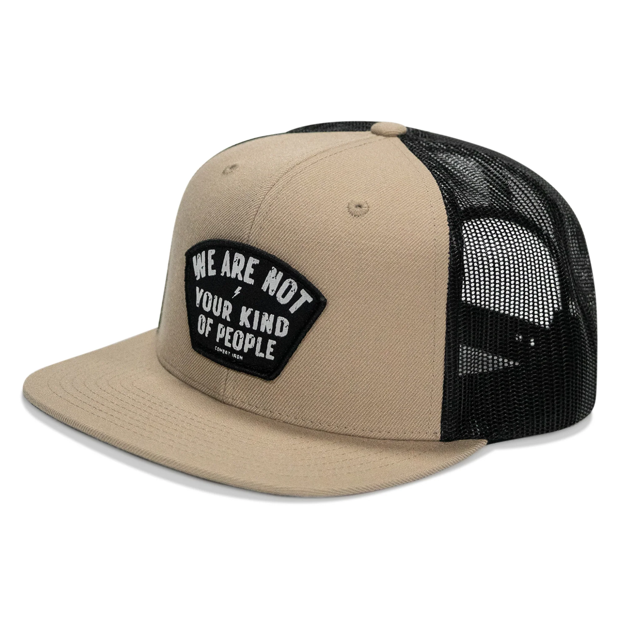 We Are Not Your Kind Of People Patch Flatbill Snapback Hat - Image 22