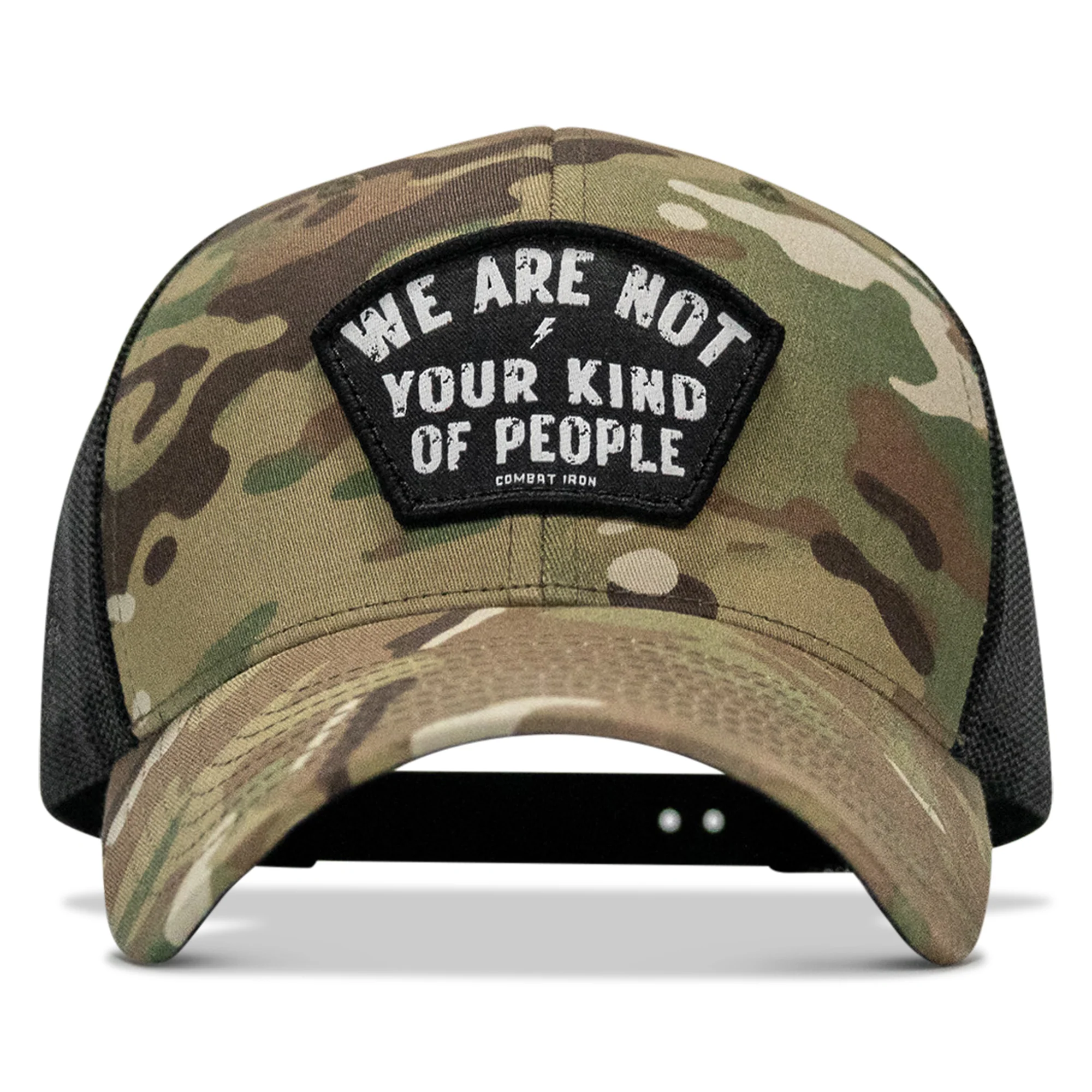 We Are Not Your Kind Of People Patch Snapback Hat - Image 11