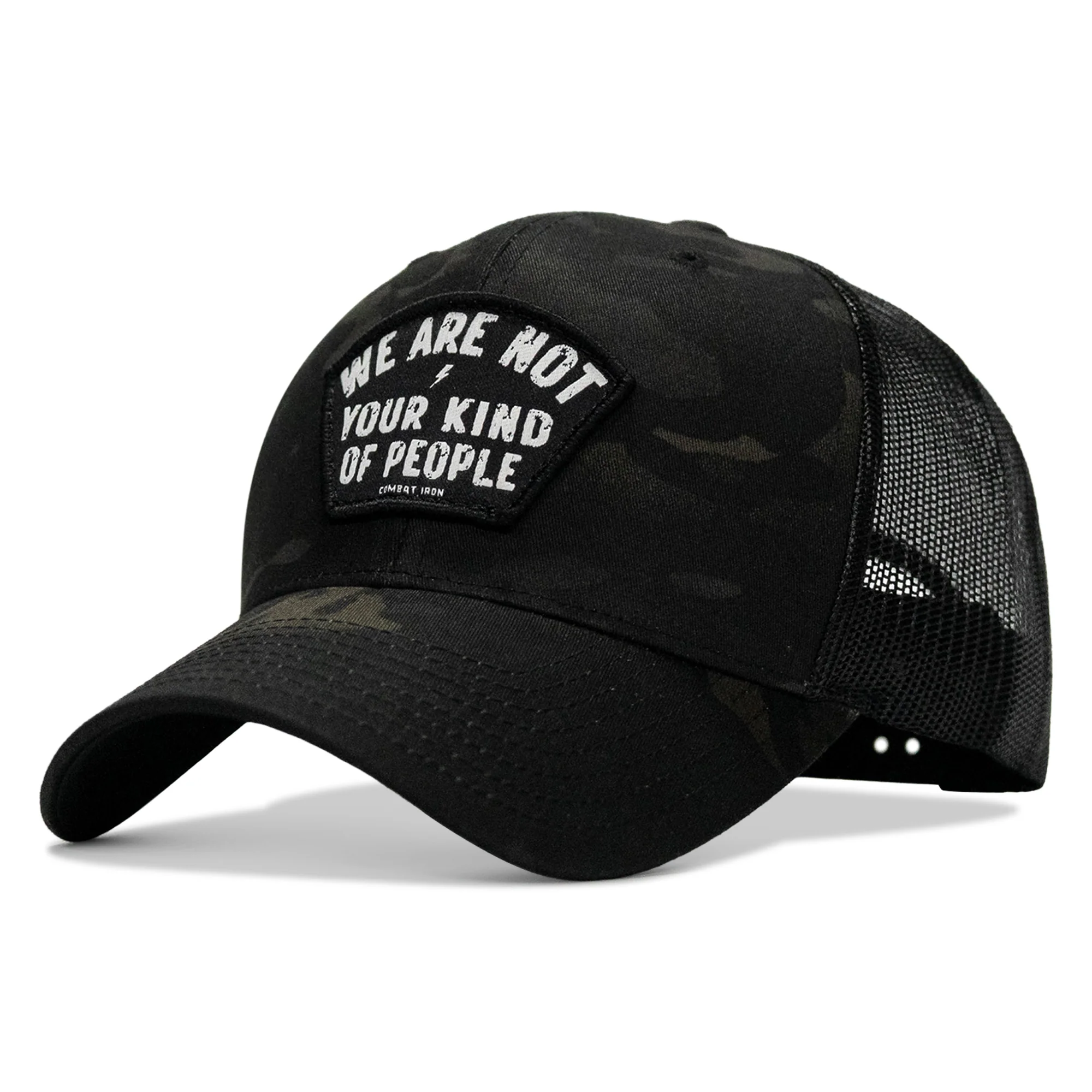 We Are Not Your Kind Of People Patch Snapback Hat - Image 7