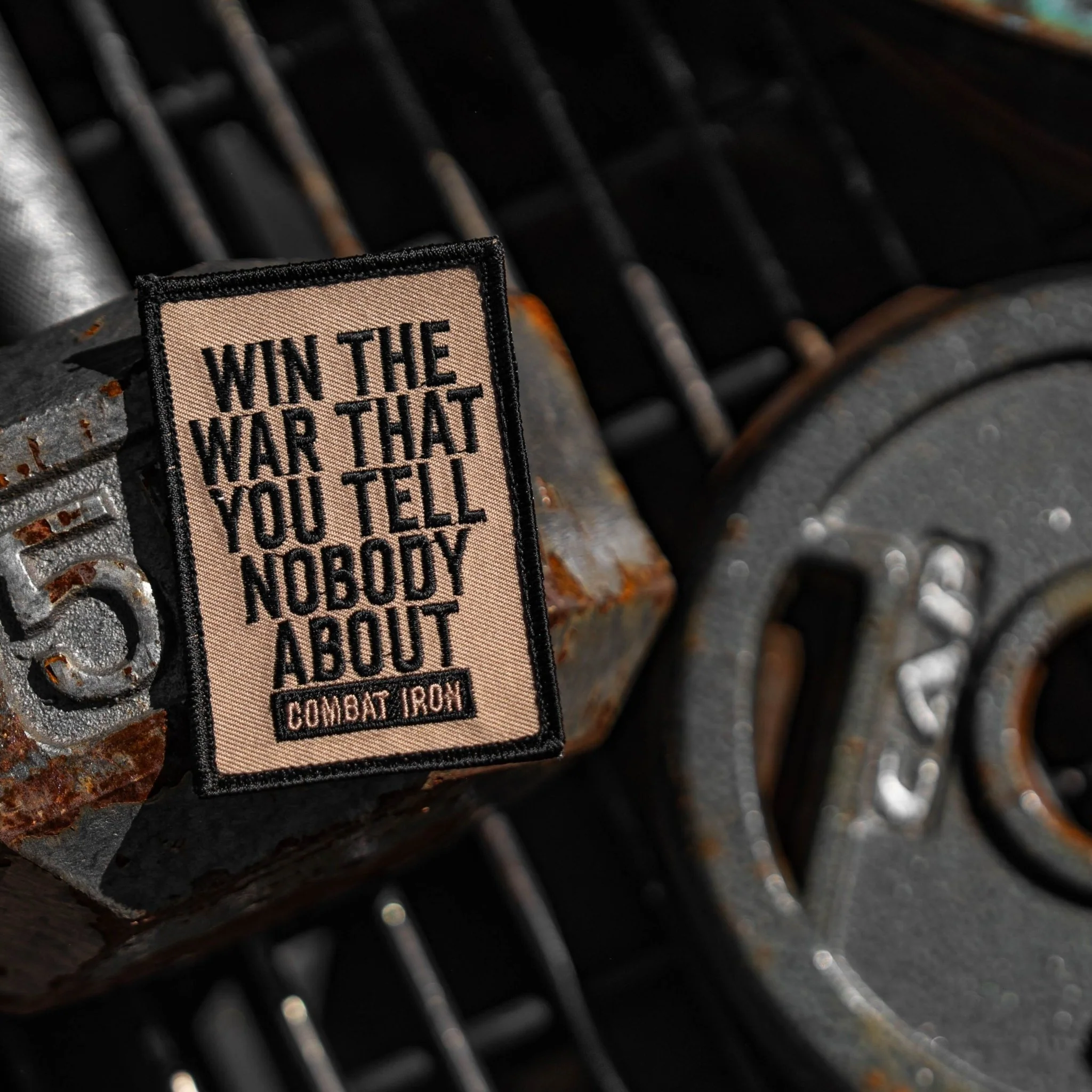Win The War That You Tell Nobody About Velcro Patch - Image 2