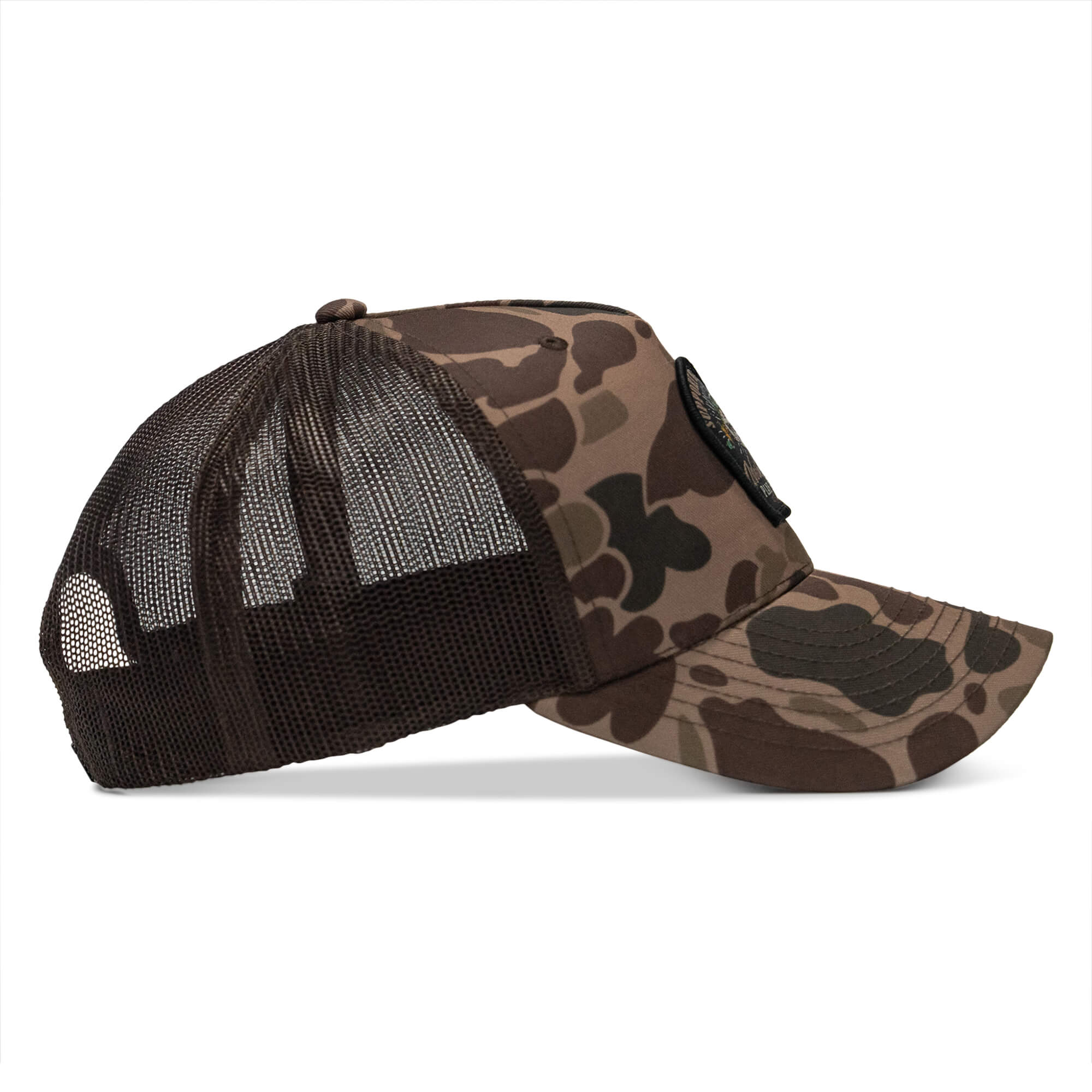 Work Hard Play Harder | Support Blue Collar Patch Snapback Hat - Image 14