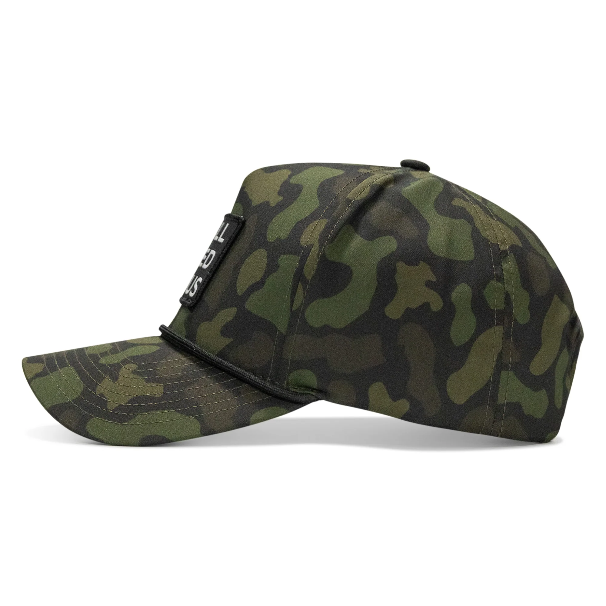 Y'all Need Jesus 5 Pannel Rope Snapback Hat - Image 19