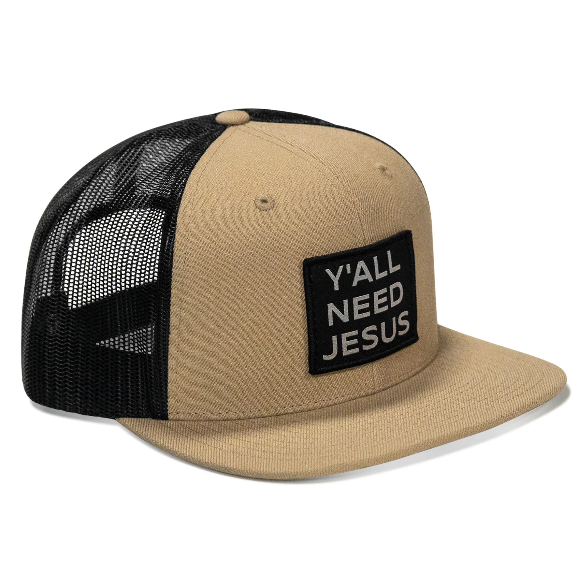 Y'all Need Jesus Patch Flatbill Hat - Image 3